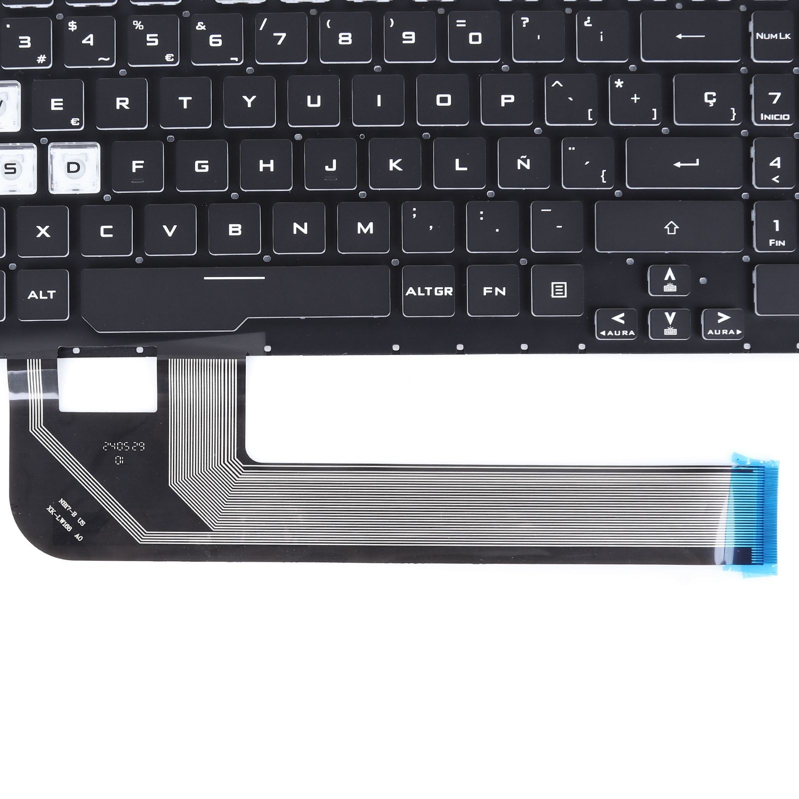 TECLADO RETROILUMINADO PARA PORTÁTIL ASUS FX506 FA506 FX706 FA706 13-0247C-WX01-T04 - Image 5