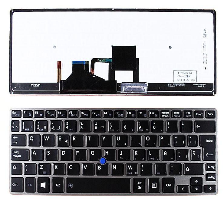 TECLADO BACKLIT PARA PORTATIL TOSHIBA PORTEGE Z30 Z30-A Z30-C