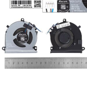 VENTOINHA CPU PARA PORTÁTIL HP PAVILION GAMING 15-EC 15-EC0013DX 4 PINOS