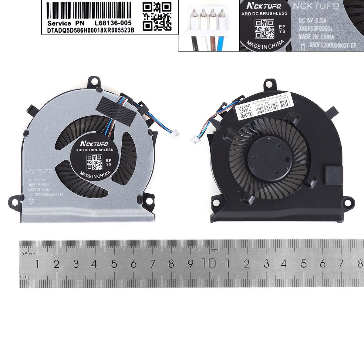 VENTOINHA CPU PARA PORTÁTIL HP PAVILION GAMING 15-EC 15-EC0013DX 4 PINOS