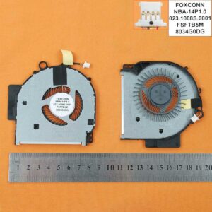 VENTOINHA CPU PARA PORTATIL HP PAVILION X360 14-BA SERIES 924281-001 023.1008S.0001 NFB80A05H-002
