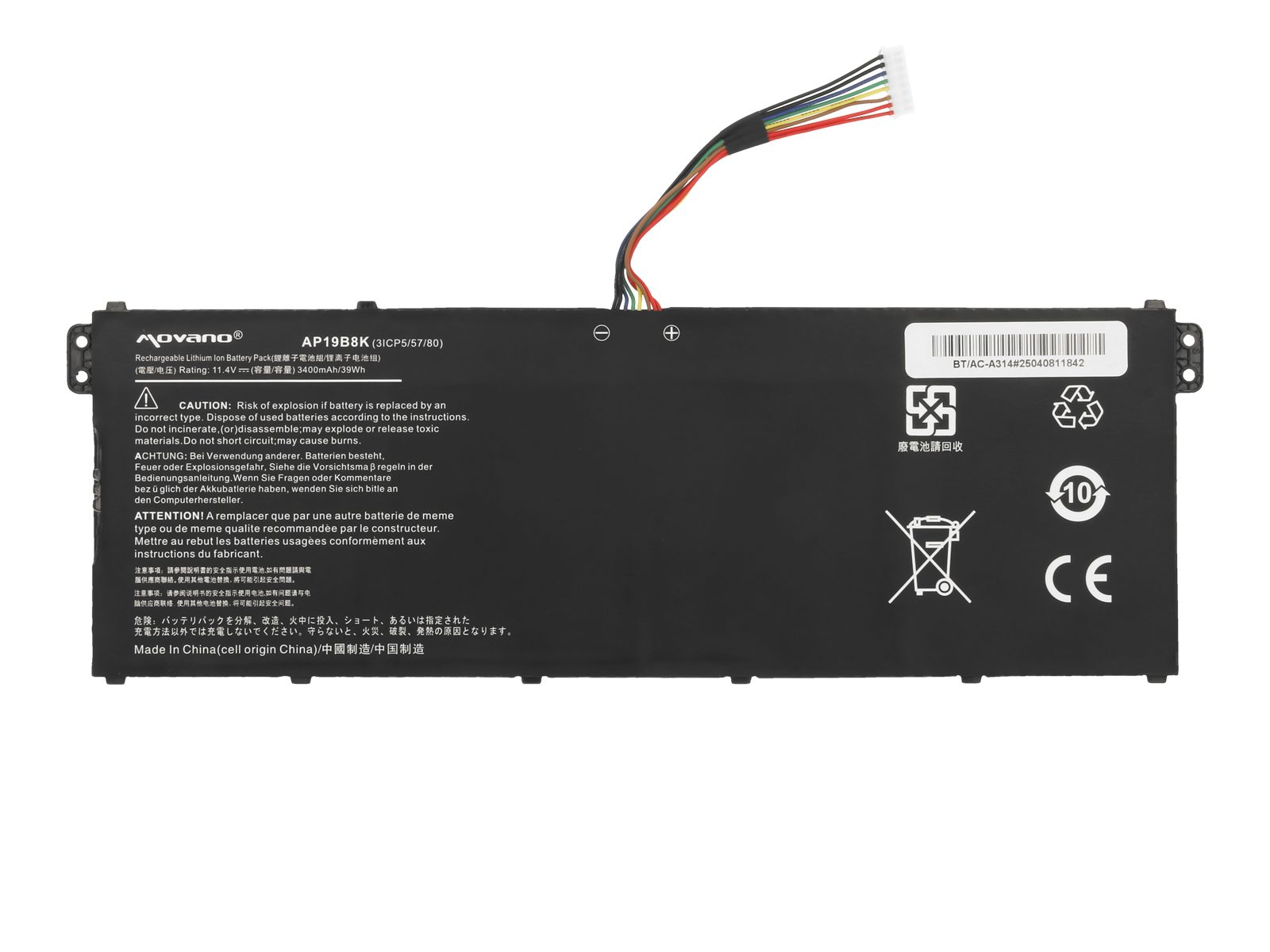 Bateria Movano para Acer Aspire 3 A314, A315, A514 - Image 3