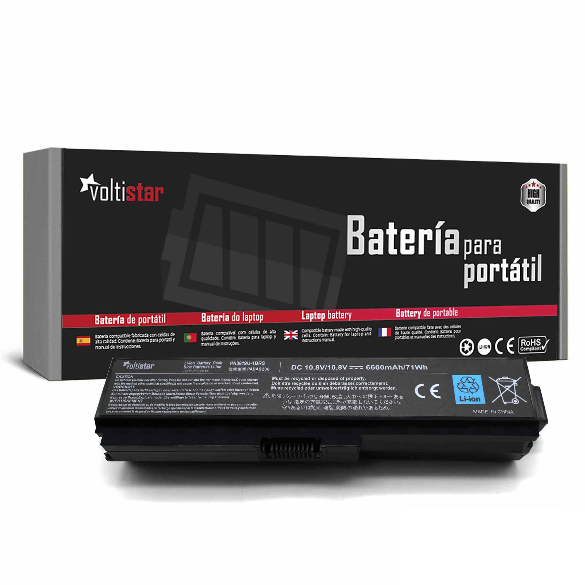 BATERIA ALTA HABILIDADE PARA PORTATIL TOSHIBA L630 L640 L640D L645 L645D L650 PA3634U PA3635U PA3636U
