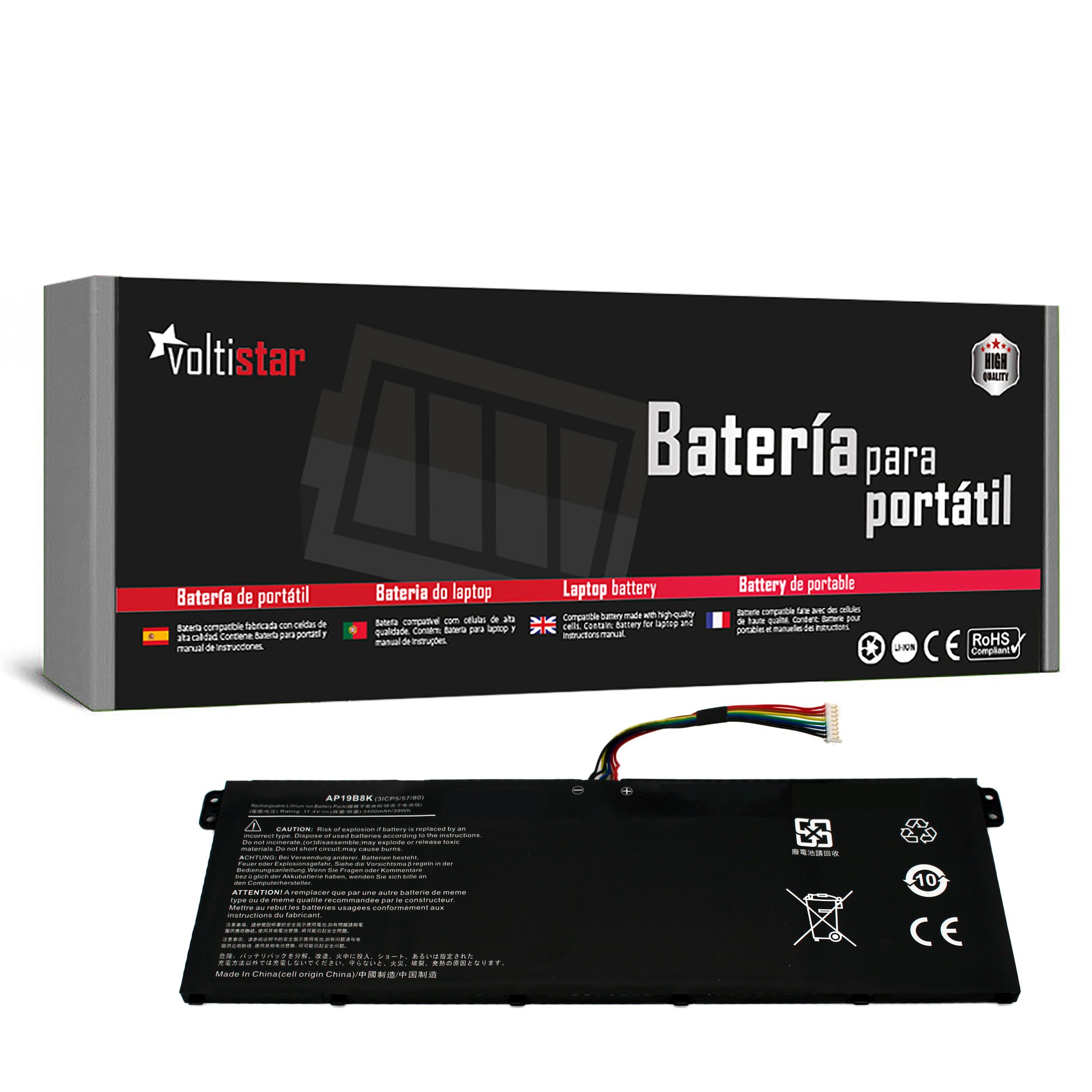 BATERIA PARA PORTÁTIL ACER ASPIRE A315-56 AP19B8K