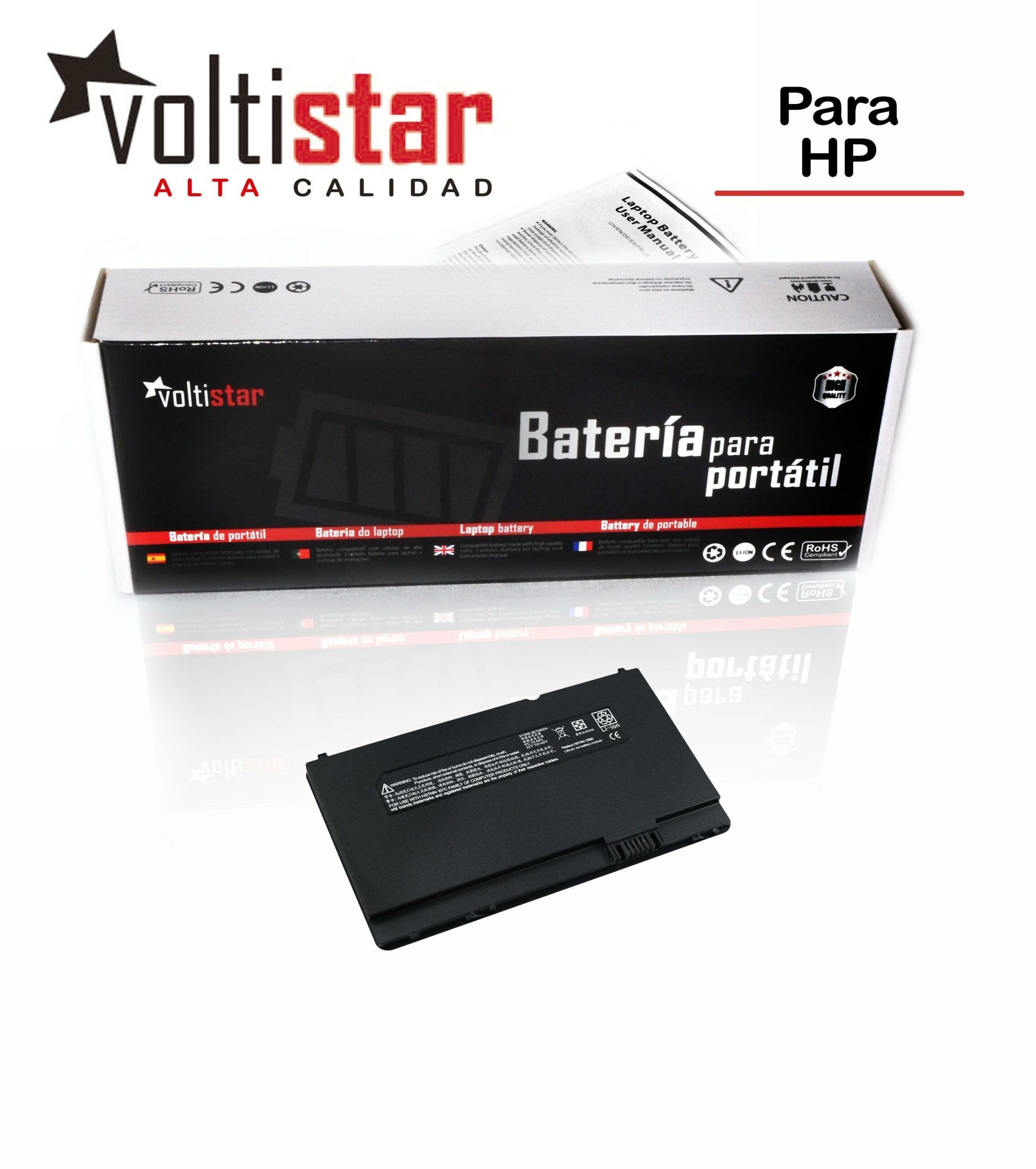BATERIA PARA PORTATIL HP MINI 1000, MINI 1100, 504610-001, HSTNN-OB80