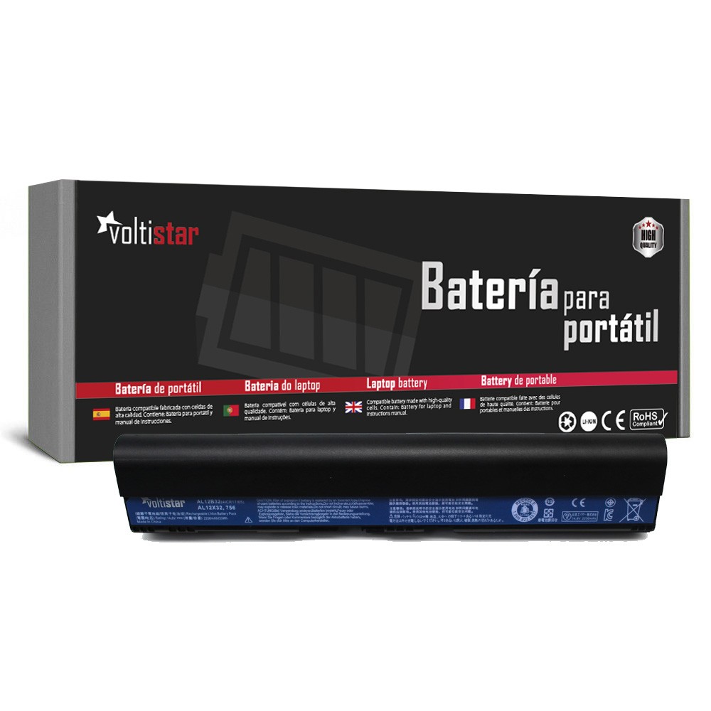 BATERIA PARA PORTATIL ACER AL12B32 AL12A31 AL12B31 AL12X32 AL12B72
