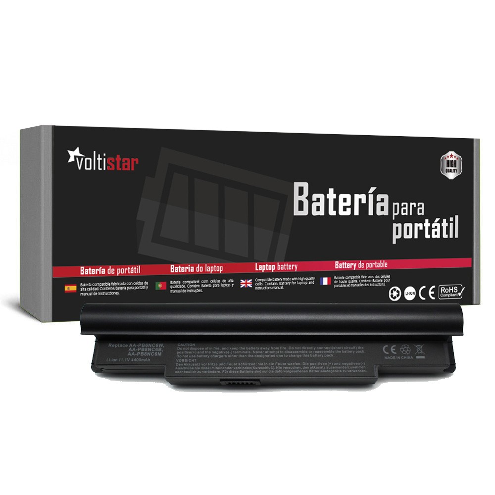 BATERIA PARA PORTATIL SAMSUNG N130 NP-N130 N131 N140 NP-N140 N510 NP-N510 NC10 AA-PB1TC6B