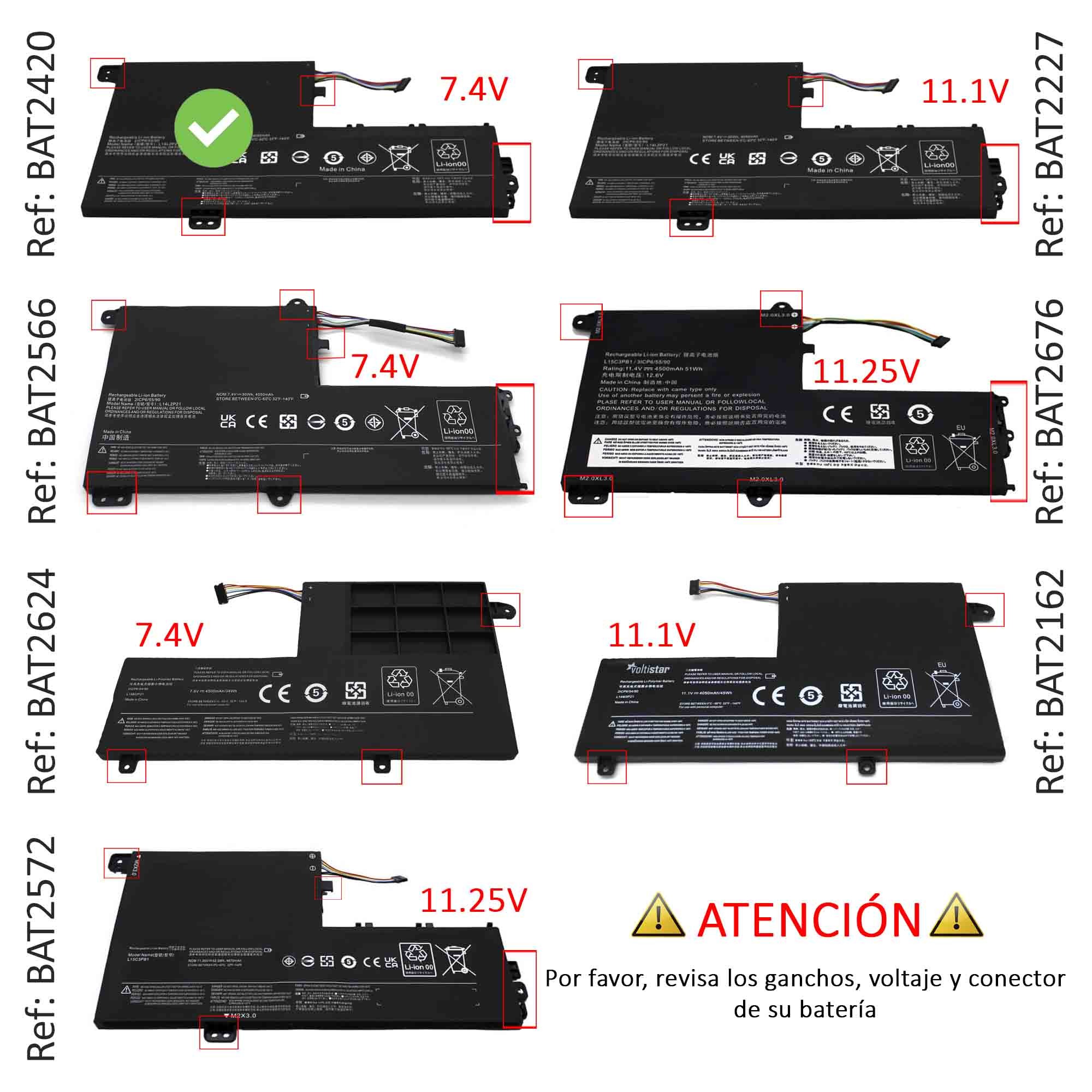 BATERIA PARA PORTÁTIL LENOVO L14L2P21 L14M2P2 - Image 4