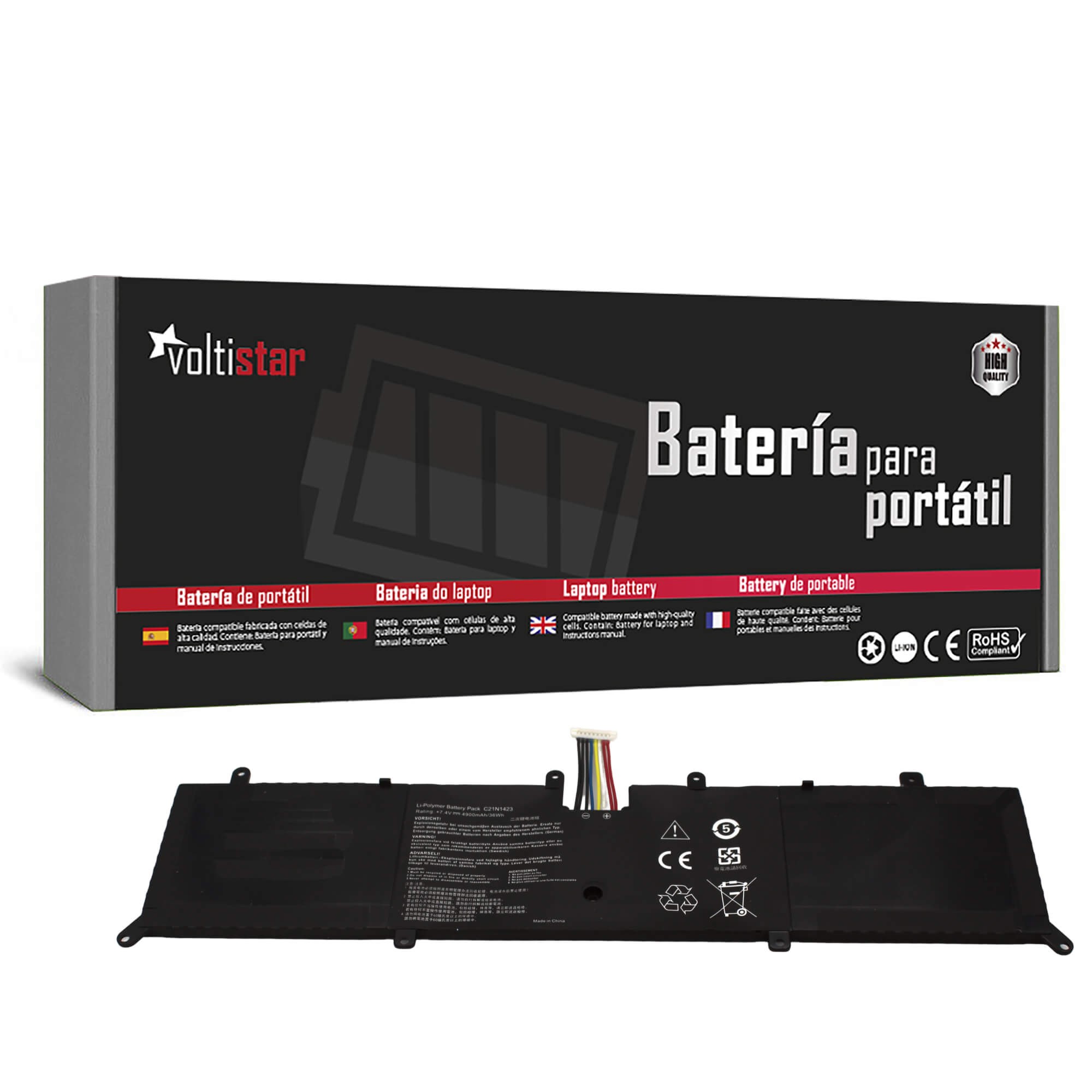 BATERIA PARA PORTÁTIL ASUS ZENBOOK F302LA C21N1423 - Image 2
