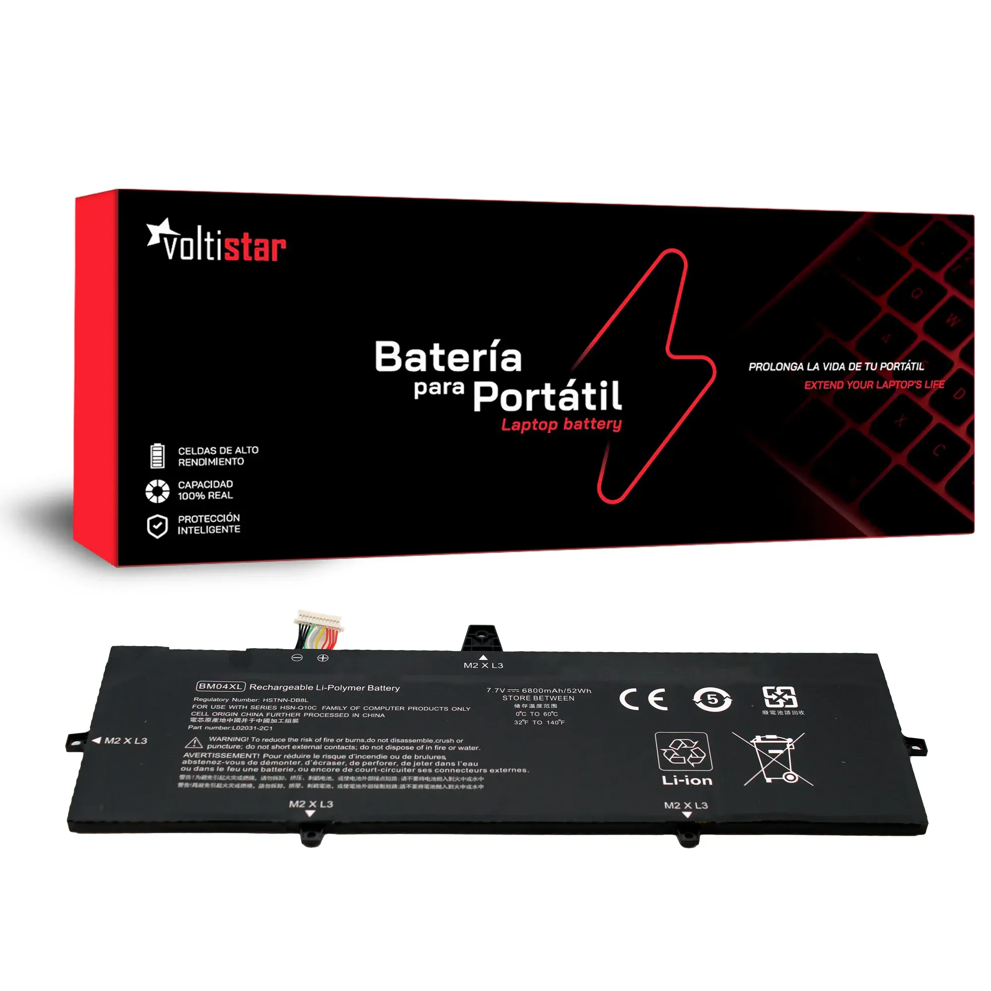 BATERIA PARA PORTÁTIL HP ELITEBOOK X360 1030 G3 BM04XL HSTNN-DB8L