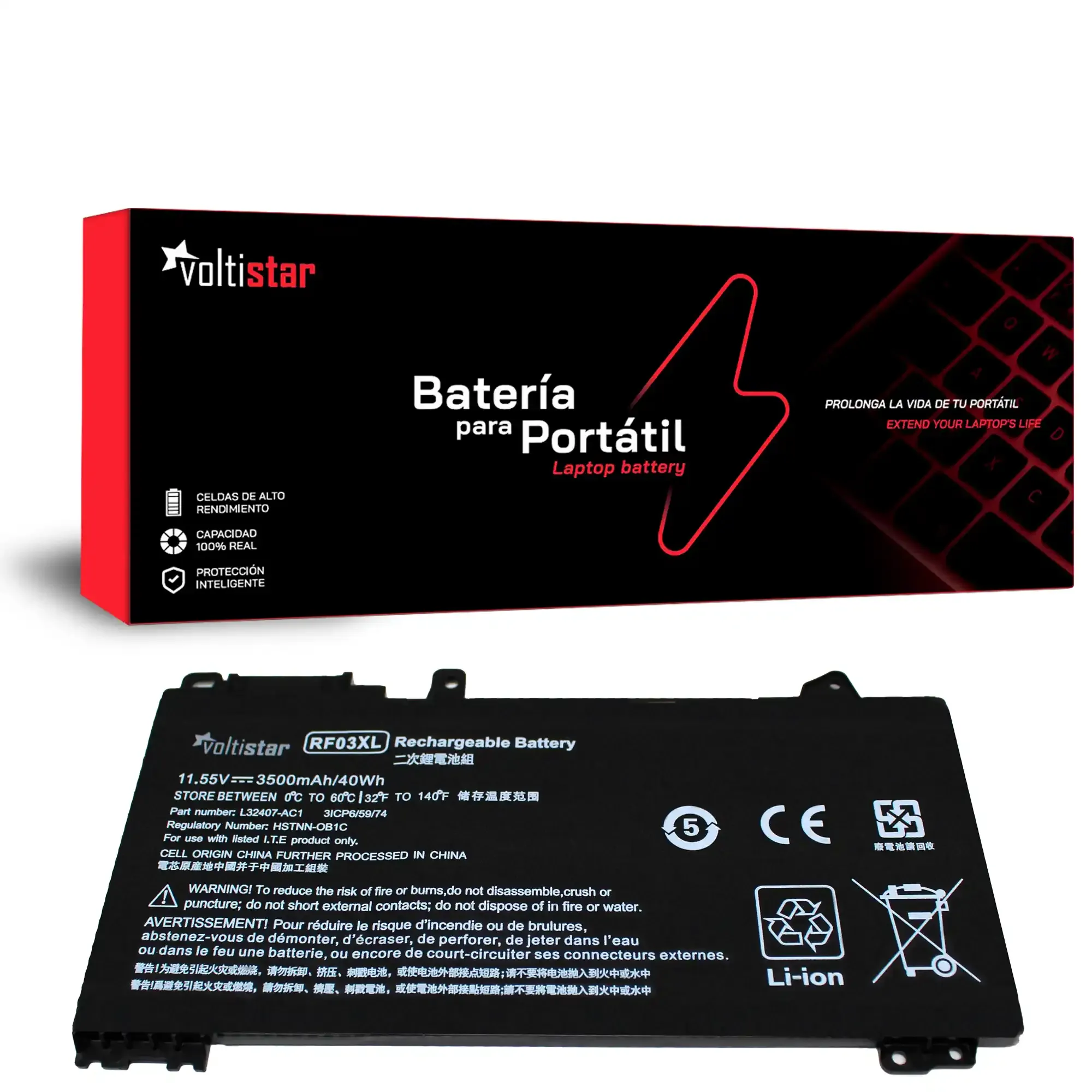 BATERIA PARA PORTÁTIL HP PROBOOK 455 G7 450 G7 RF03XL RF03045XL L84354-005