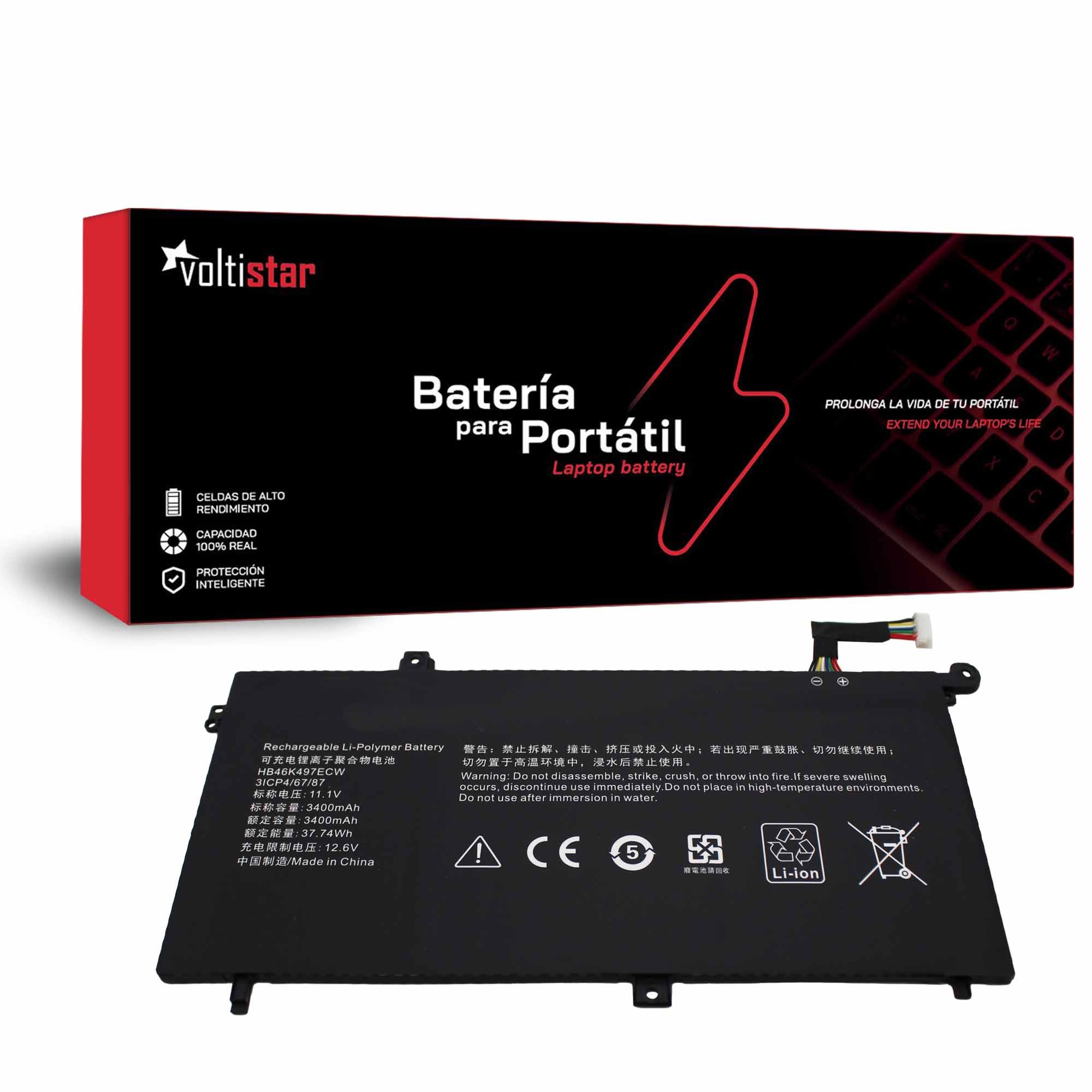 BATERIA PARA PORTÁTIL HUAWEI MATEBOOK D PL-W09 PL-W19 PL-W29 MRC-W00 MRC-W60