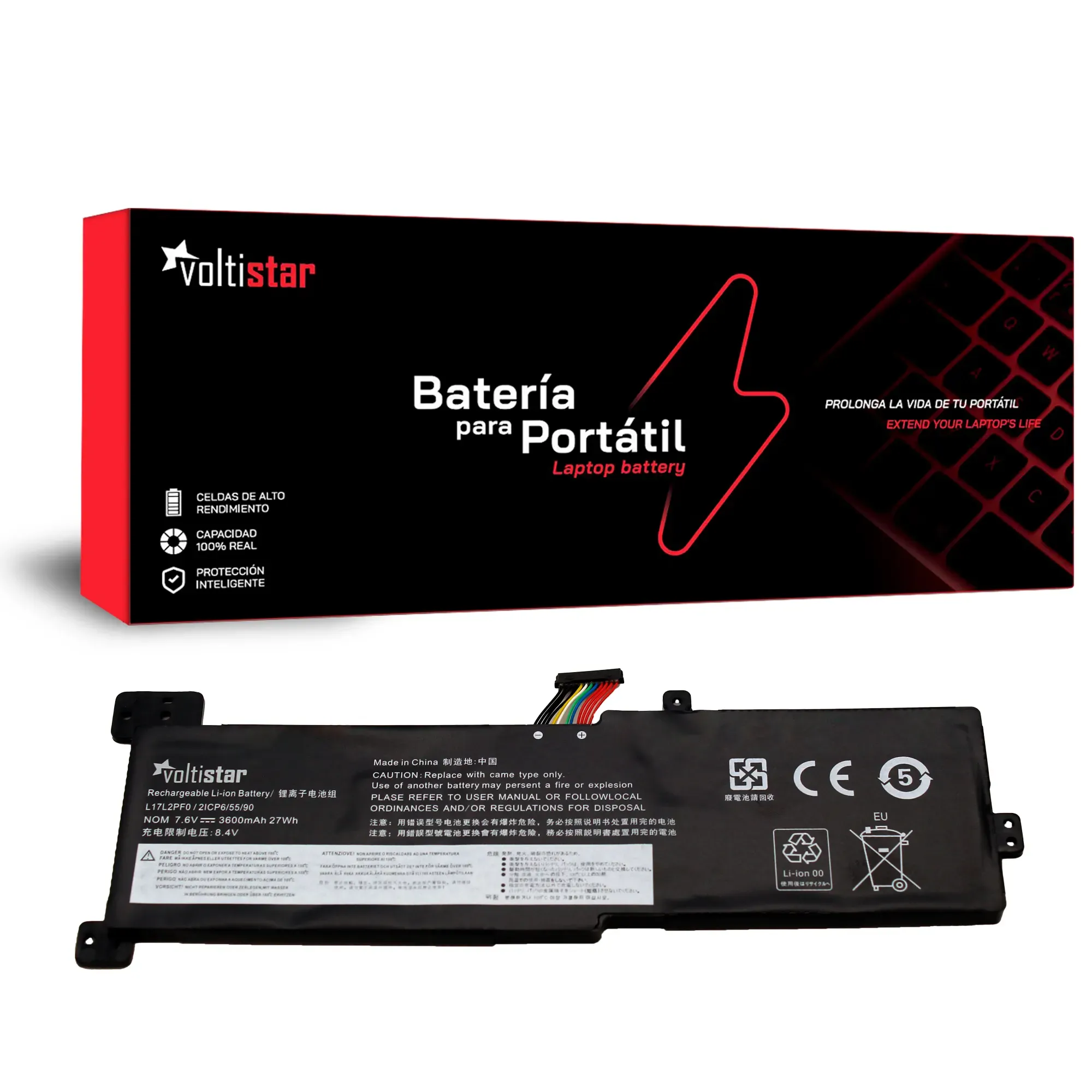 BATERIA PARA PORTÁTIL LENOVO IDEAPAD 330-15ARR L17L2PF0