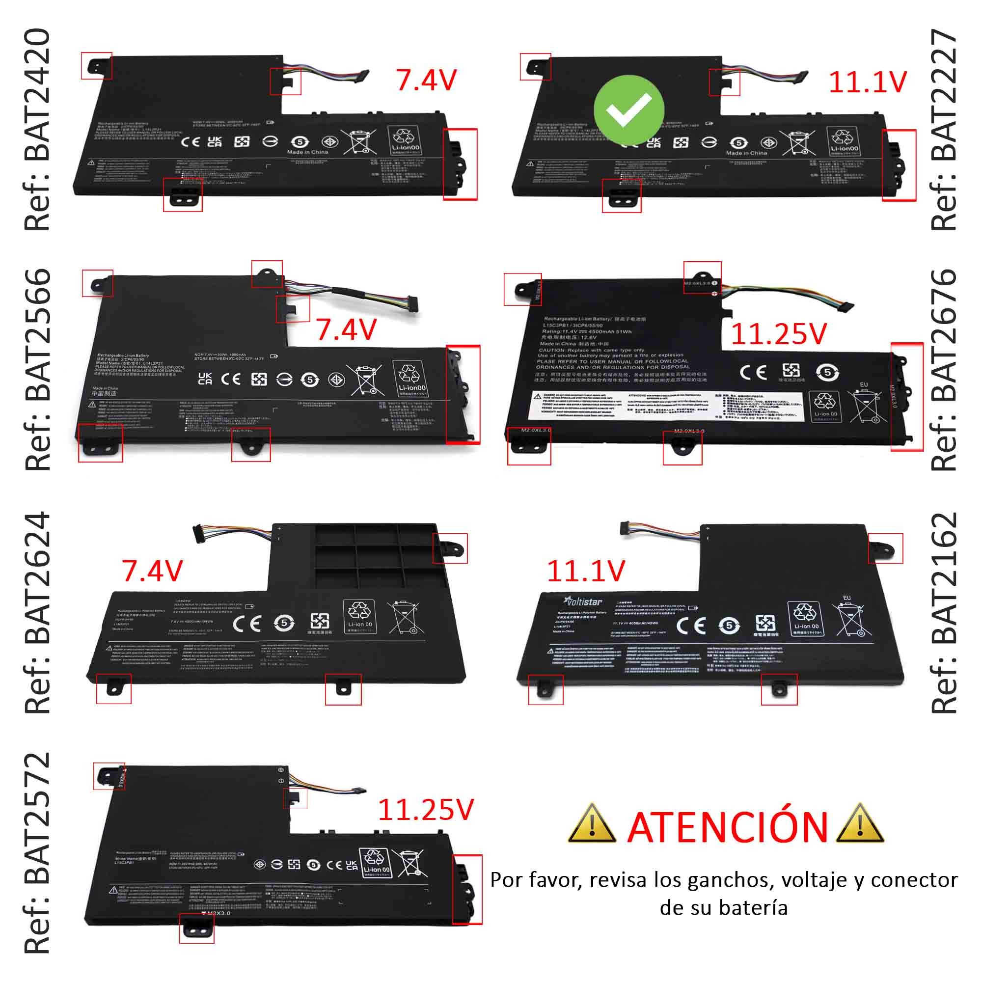 BATERIA PARA PORTATIL LENOVO IDEAPAD 300S 310S-14ISK 500S-14ISK L14M2P21