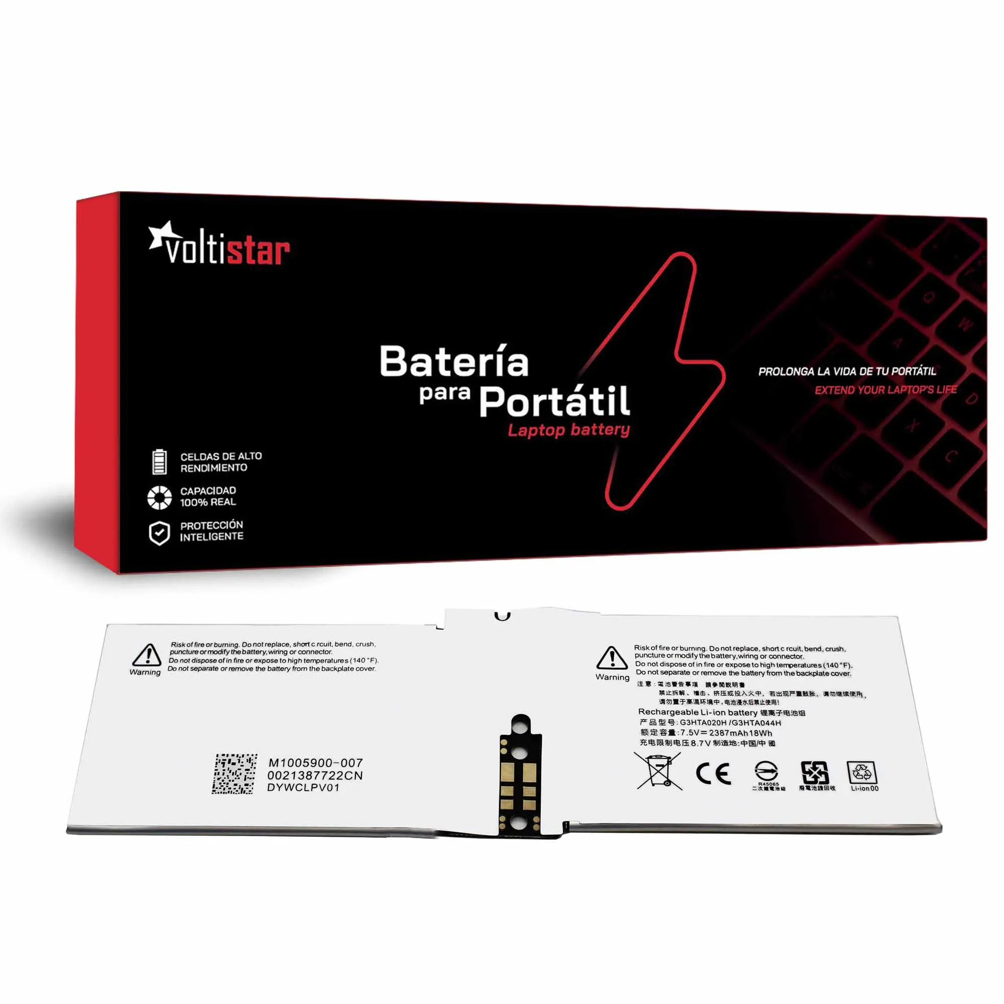 BATERIA PARA PORTÁTIL MICROSOFT SURFACE BOOK 1 1703 DAK822470K