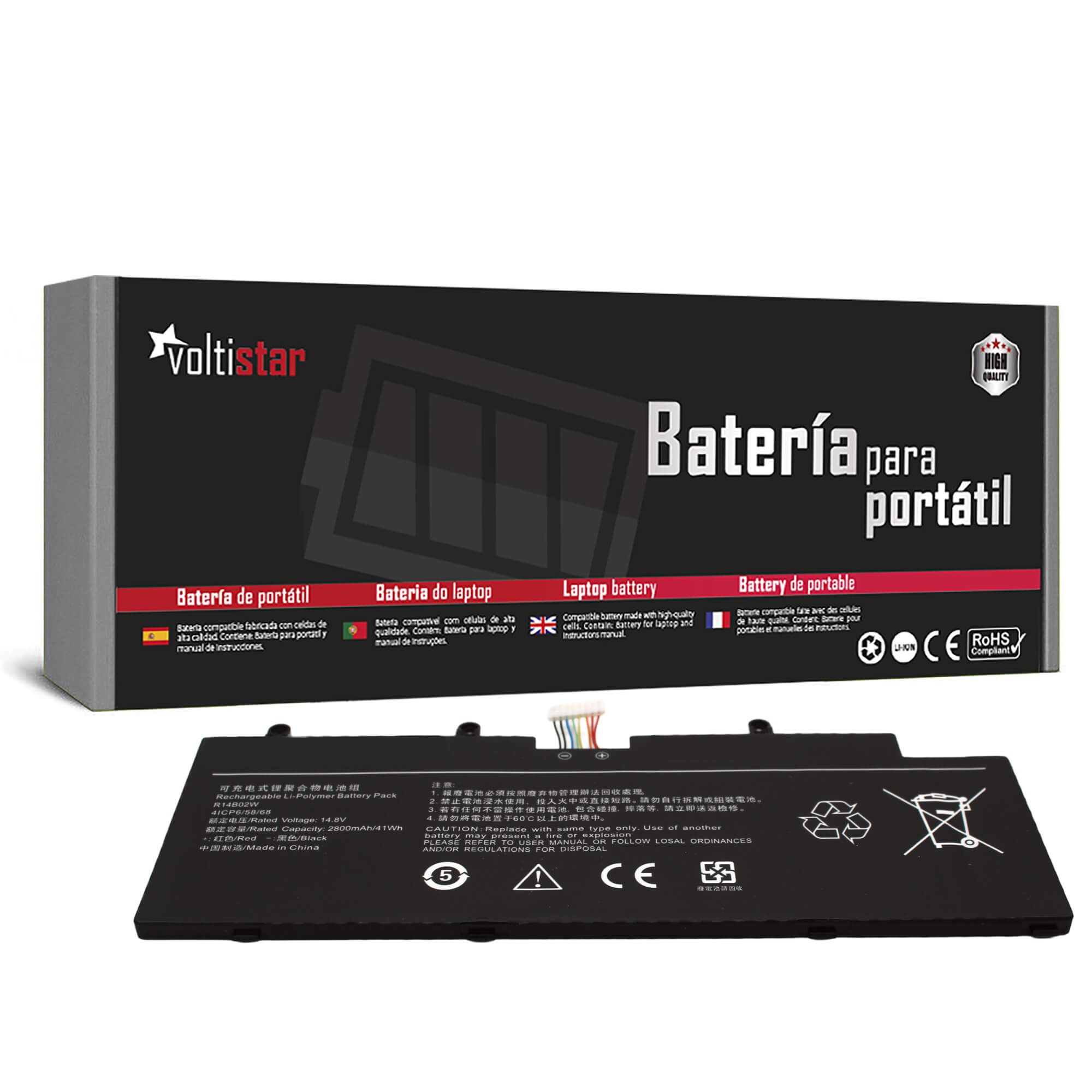 BATERIA PARA PORTÁTIL XIAOMI REDMIBOOK PRO 14 2021 R14B02W