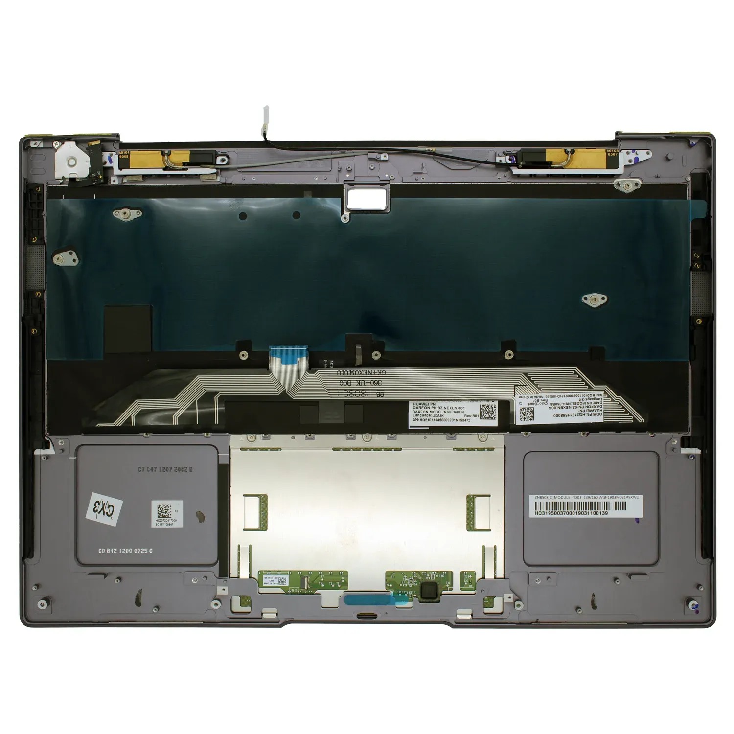 CARCAÇA SUPERIOR PARA PORTÁTIL HUAWEI MATEBOOK X PRO 84733080 00 COM TECLADO - Image 2