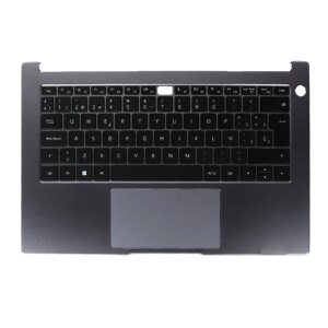 CARCAÇA SUPERIOR PARA PORTÁTIL HONOR MAGICKBOOK14 PORTÁTIL NBB-WAH9P NBL-WAQ9L NBR-WA19 WXX9 CINZA