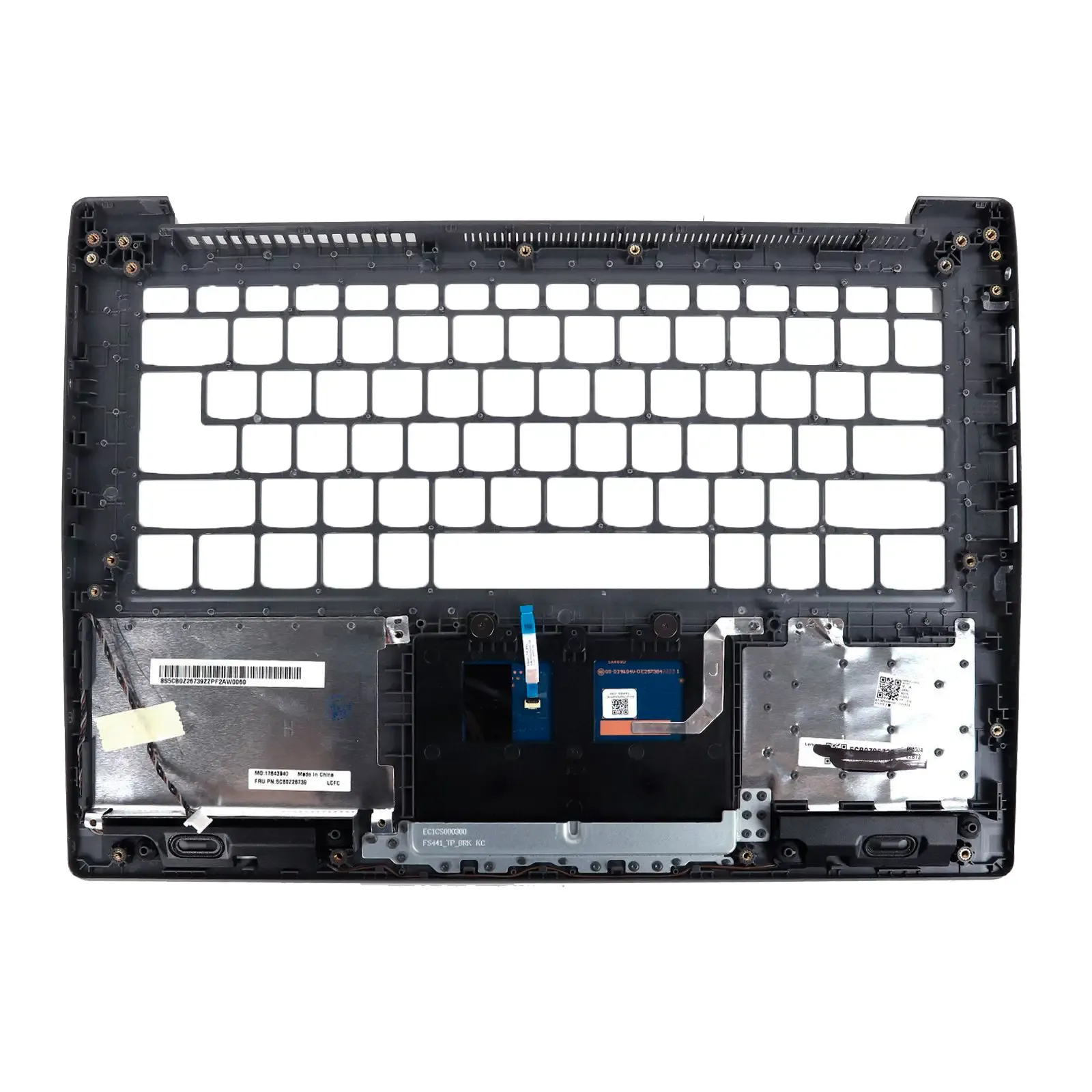 CARCAÇA SUPERIOR PARA PORTÁTIL LENOVO XIAOXIN 14API 2019 V14-IIL 14IWL S145-14 COM TOUCHPAD E ALTO-FALANTE PRETO - Image 2