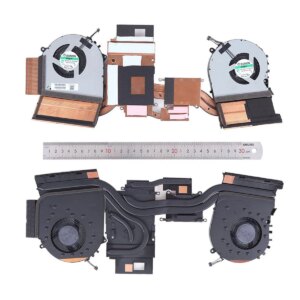 VENTILADOR COM DISSIPADOR DE CALOR PARA LAPTOP HP 17-CB TPN-C144, VERSÃO 2