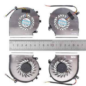 VENTOINHAS DE CPU + GPU PARA LAPTOP MSI GE62VR GE72VR 4 PINOS VERSÃO 2