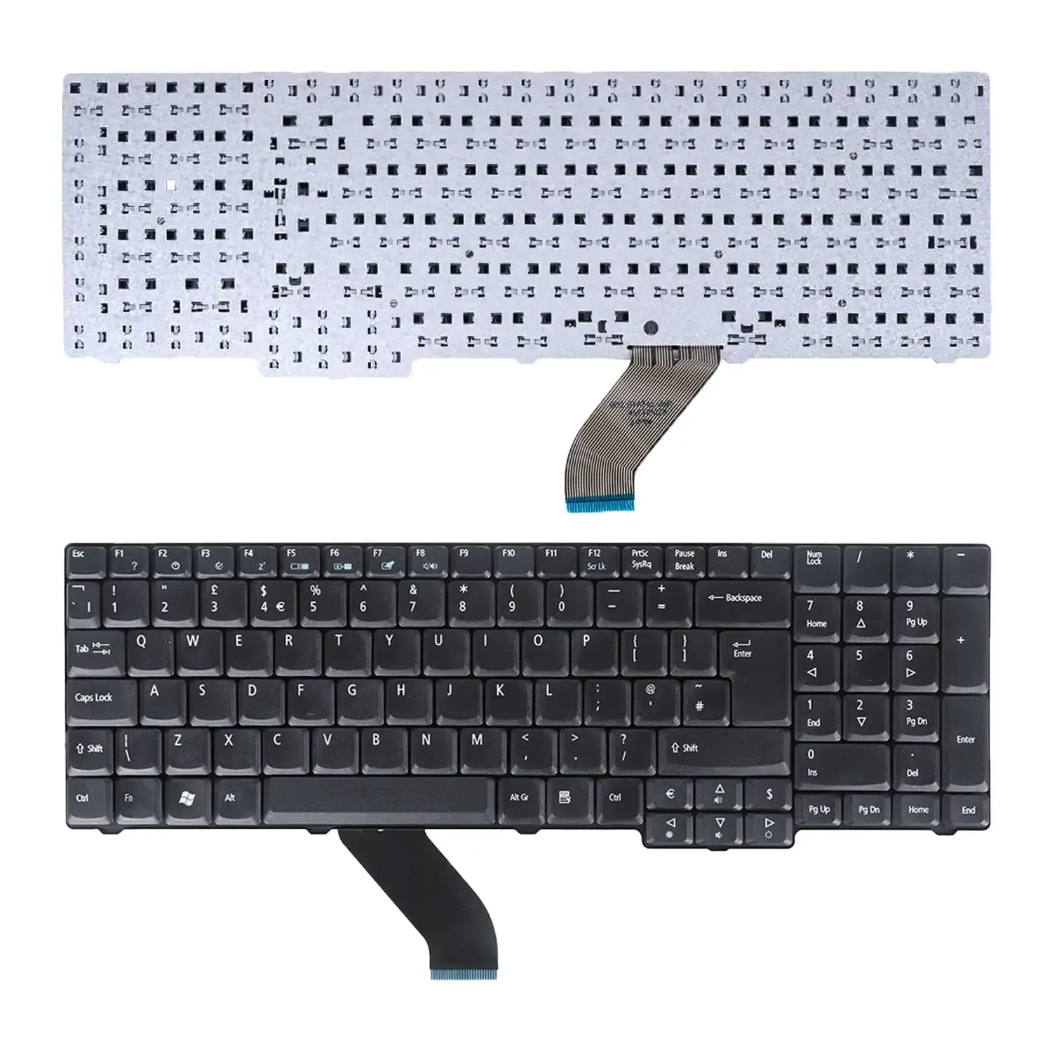 TECLADO PARA PORTATIL ACER ASPIRE AS7000 9400 NSK-AFC0S NSK-AFE0S 9JN872E0S MP-07A56E0-442 904AJ07C0S NSK-AFF0S 9JN8782F0S