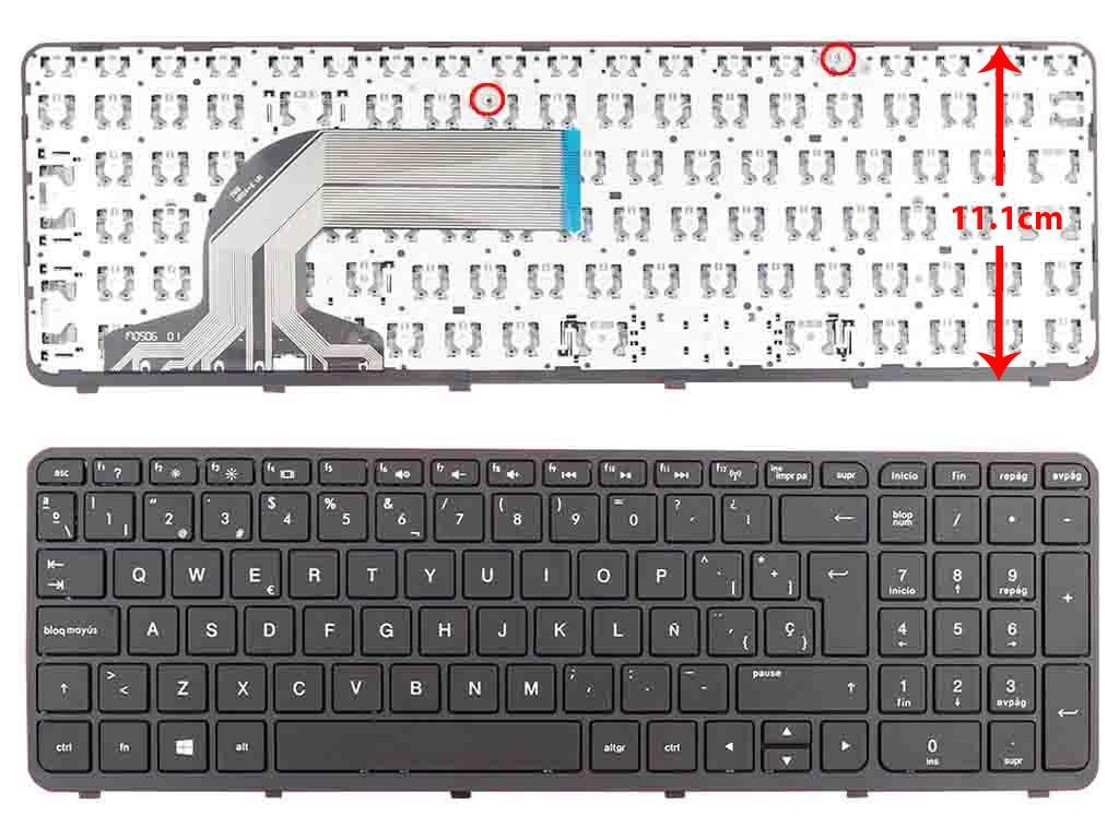 TECLADO PARA PORTATIL HP 350 G1 355 G2 PRETO