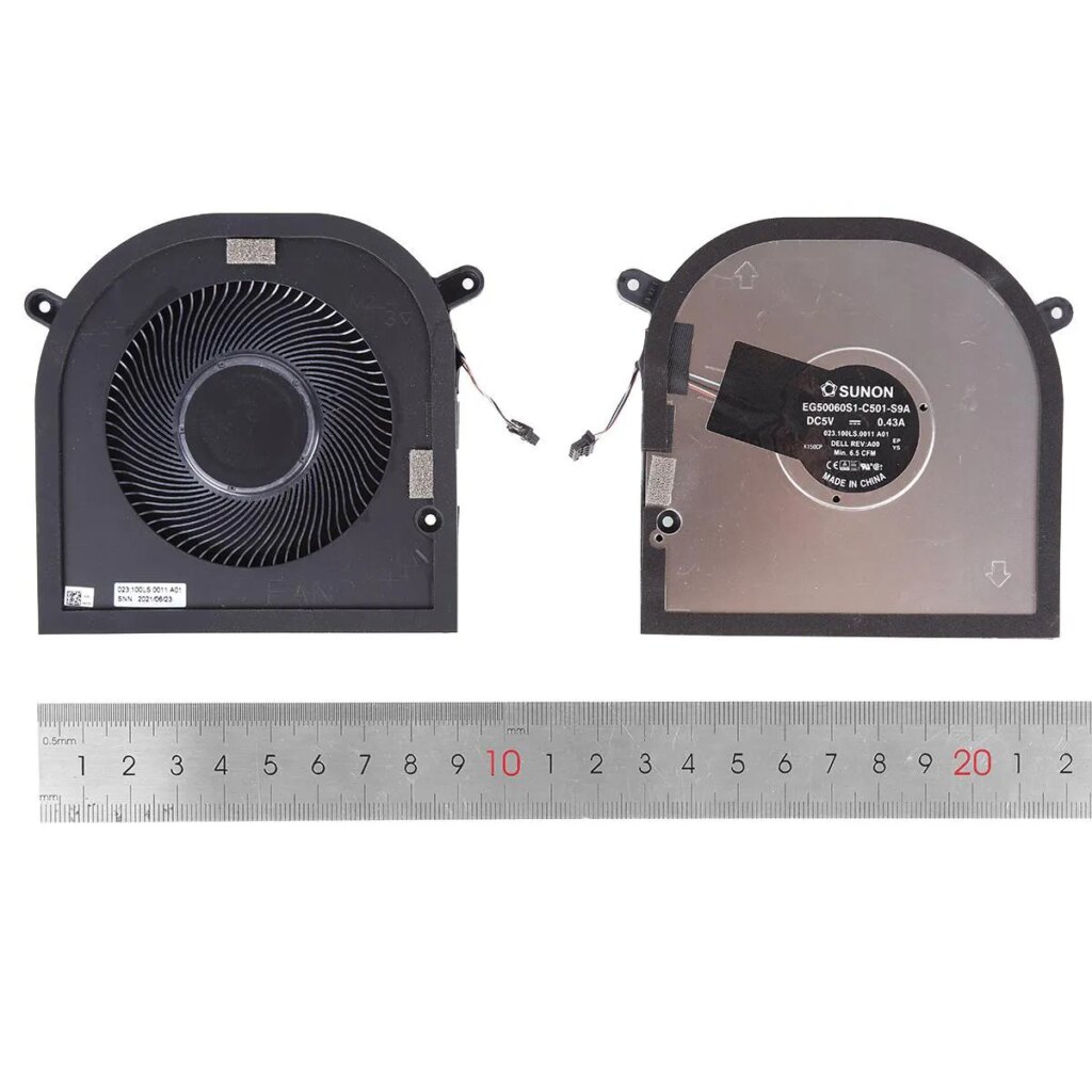 Fleshy Leaf Ventilateur de refroidissement CPU GPU pour Dell XPS 17 9700 9710 9720 Precision 5750 5760 DC5V EG50060S1-C501-S9A MIN6.5 CFM EG50060S1- C511-S9A MIN6.8 CFM (Discre) te Graphics Fleshy Leaf Ventilateur de refroidissement CPU GPU pour Dell XPS 17 9700 9710 9720 Precision 5750 5760 DC5V EG50060S1-C501-S9A MIN6.5 CFM EG50060S1- C511-S9A MIN6.8 CFM (Discre) te Graphics