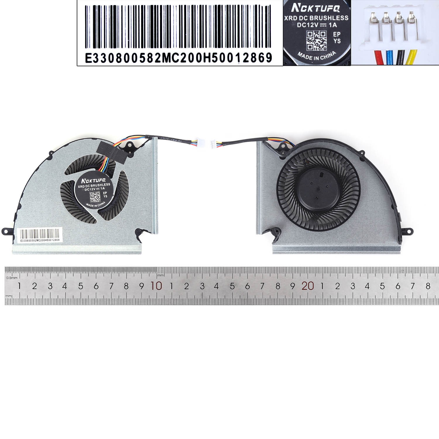 VENTOINHA PARA PORTÁTIL MSI WE76 GE76 GP76 MS-17K3 17K2 17K1