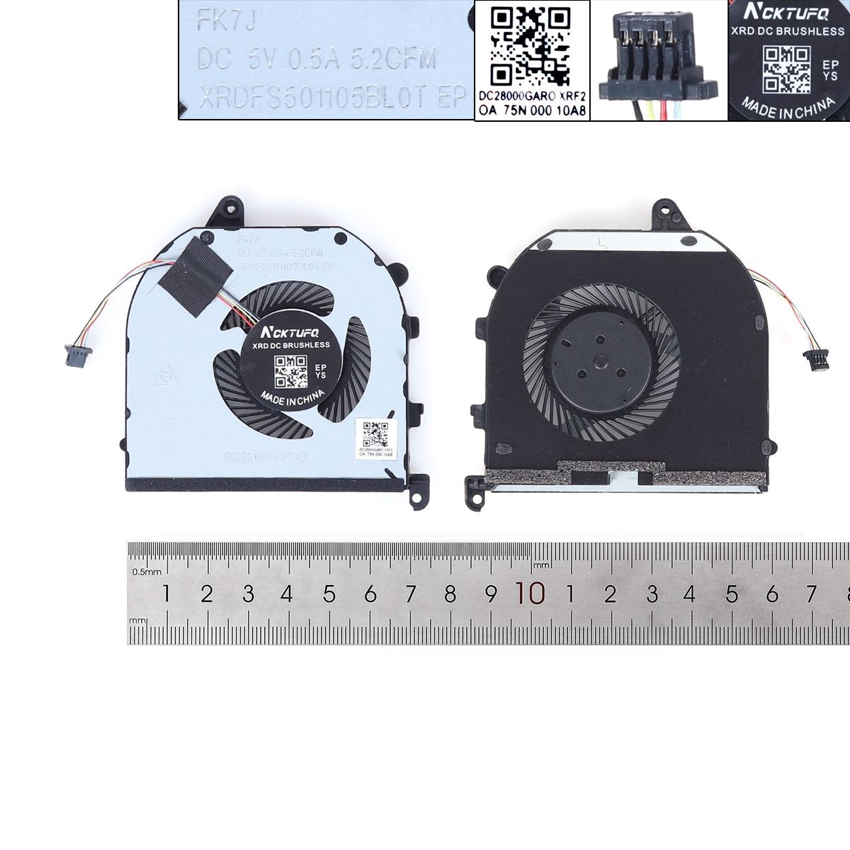 VENTOINHA CPU PARA PORTÁTIL DELL XPS15 9570 7590 M5530 M5540 P56F