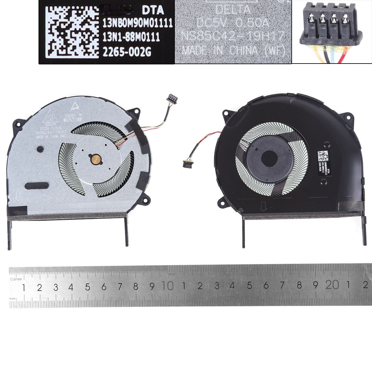 VENTOINHA PARA PORTÁTIL ASUS VIVOBOOK F512 F512J A X512 X512J A X512FA X512FB V5000D V5000J NS85C05 13N1-88M0111