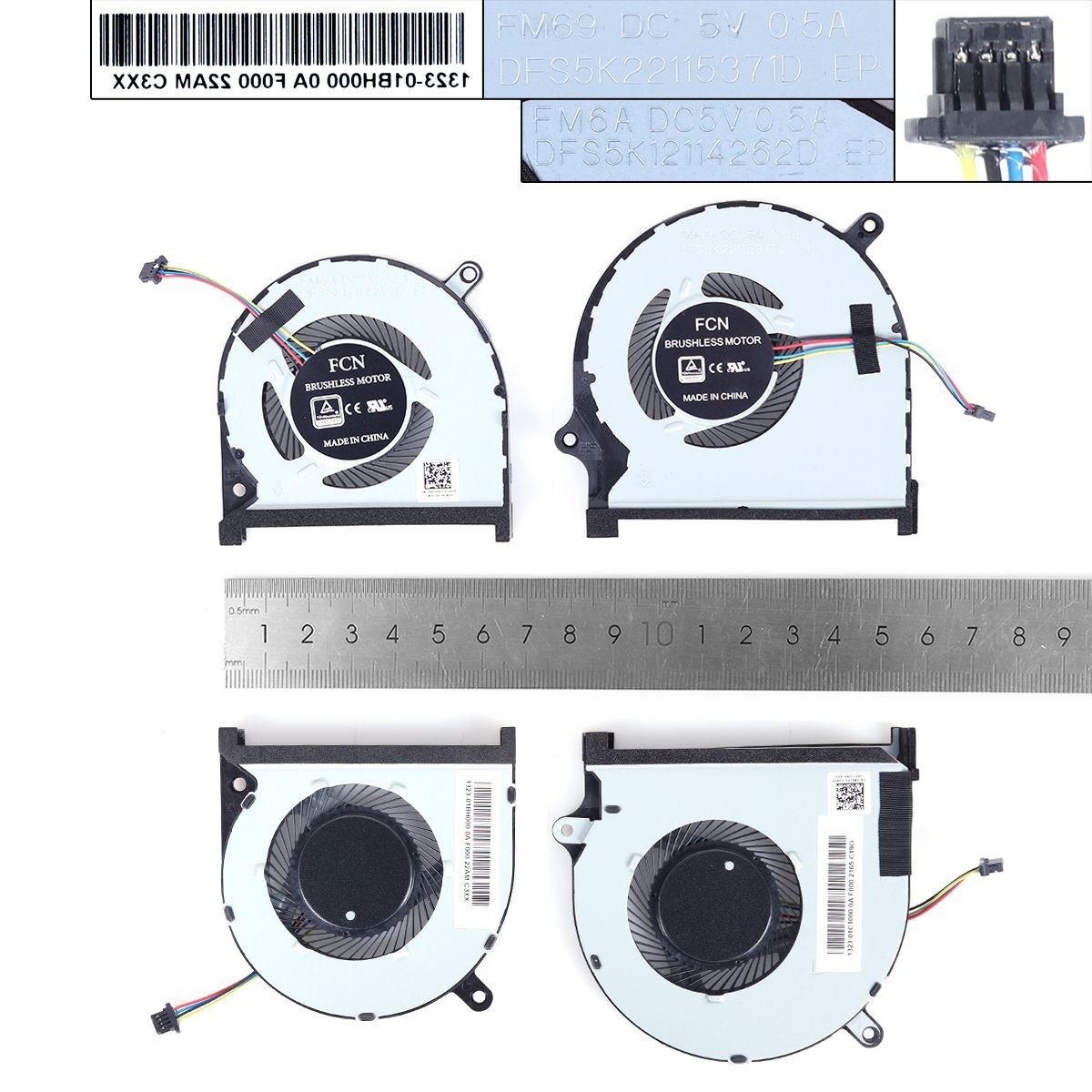 VENTOINHA CPU + GPU PARA PORTÁTIL DELL INSPIRON 7000 15-7590 7591 P83F 0MPHWF 0861FC