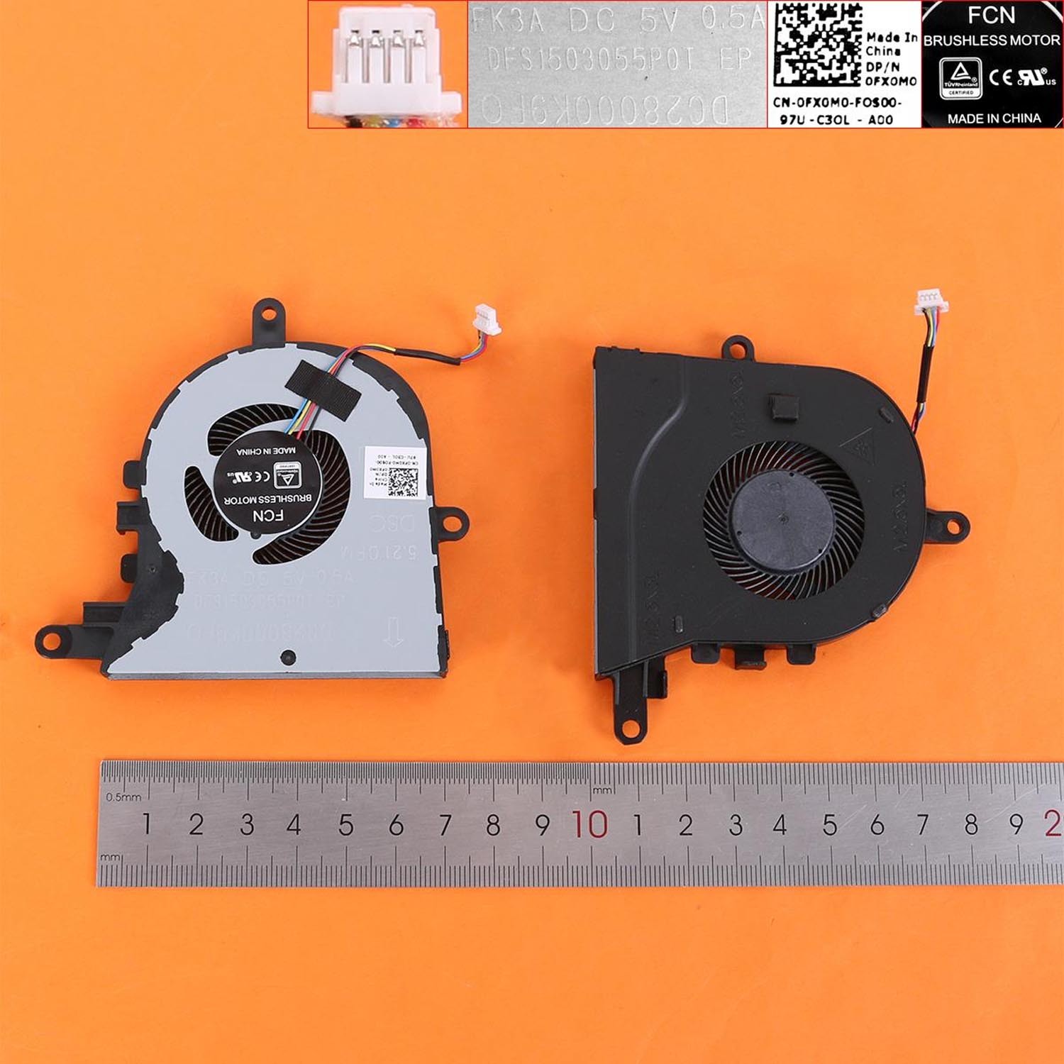 VENTOINHA PARA PORTÁTIL DELL LATITUDE 3590 L3590 E3590 15 5570 5575 OFS1503055P0T VERSÃO 1