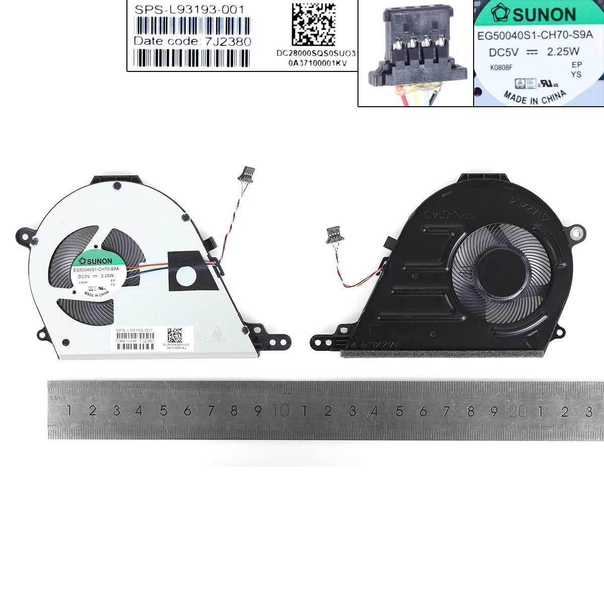 VENTOINHA PARA PORTÁTIL HP CHROMEBOOK 15-DE TPN-C140 L54807-001