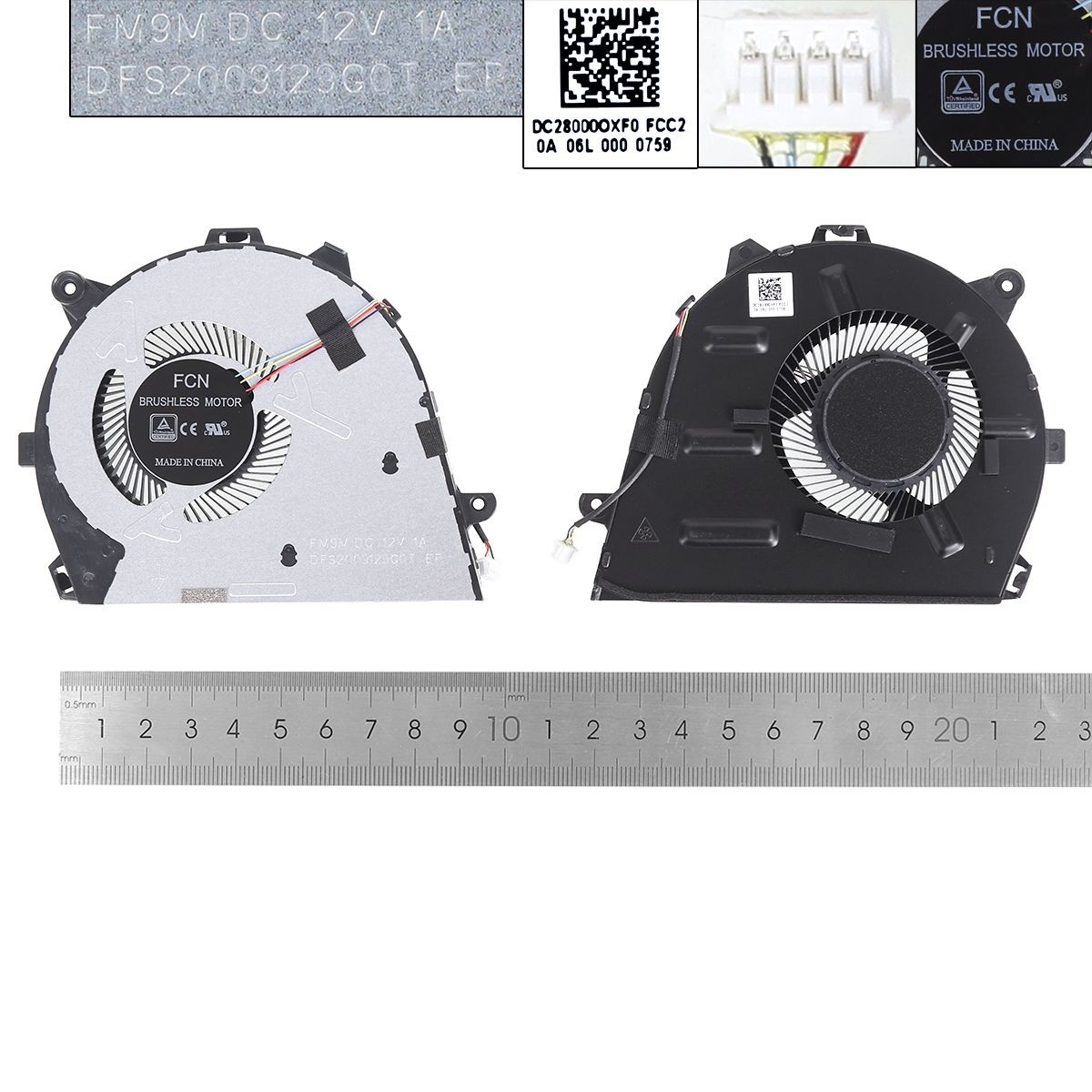 VENTOINHA PARA PORTÁTIL LENOVO IDEAPAD 5-14 IDEAPAD 5-14IIL05 AIR-14ARE DFS2009129G0T