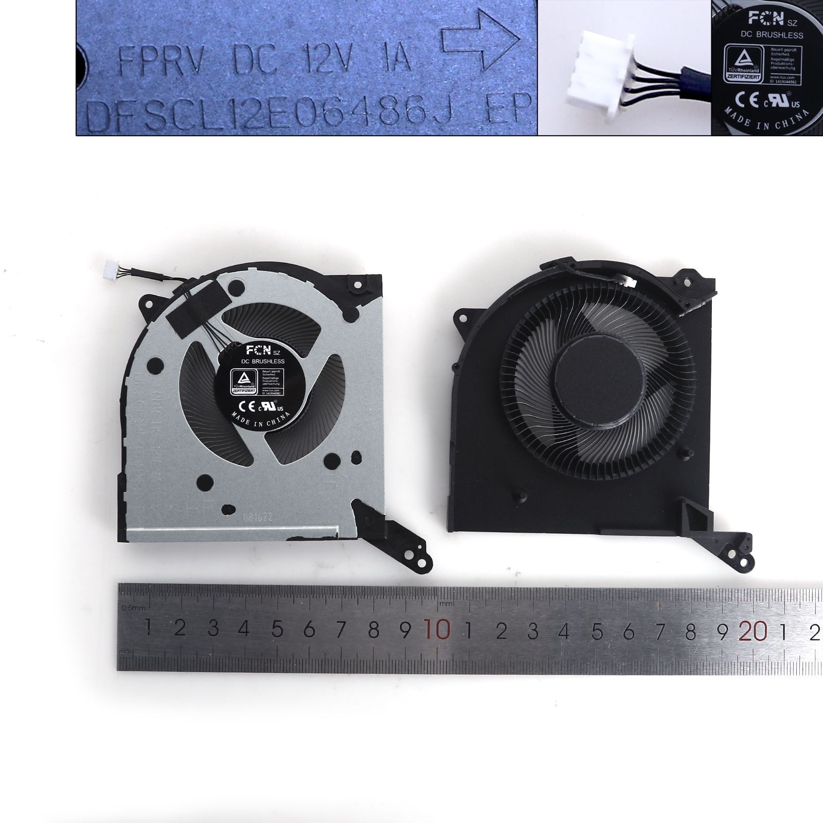 VENTOINHAS CPU + GPU PARA PORTATIL LENOVO LEGION Y9000K IAX7 R9000K 2022 LEGION7 16IAX7 12V