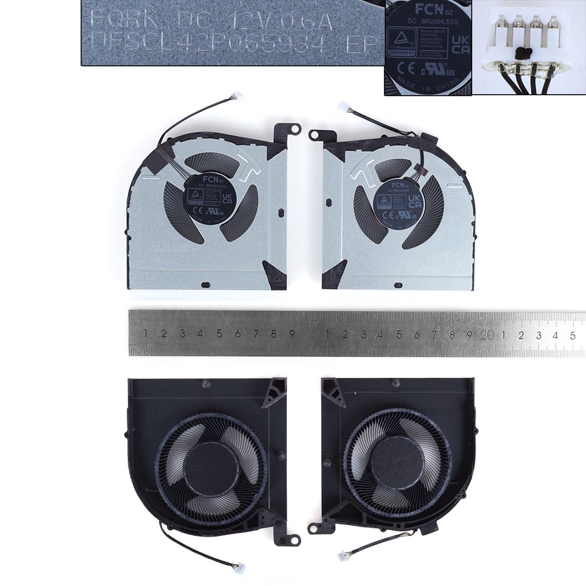 VENTOINHAS CPU + GPU PARA PORTÁTIL LENOVO LOQ 15IRH8 GEEKPRO G5000 IRH8