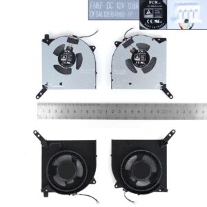 VENTOINHA CPU + GPU PARA PORTÁTIL LENOVO R9000P Y9000P 2021 LEGION 5 PRO-16ACH6H