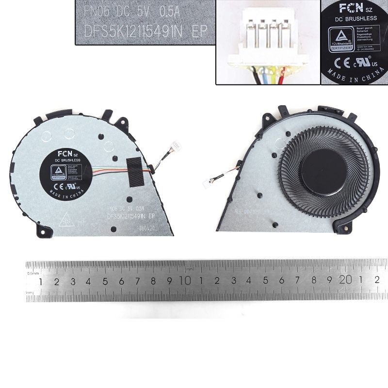 VENTOINHA PARA PORTÁTIL LENOVO YOGA 7I-14-INCH 14ITL5 YOGA 7 14C DFS5K1211549N