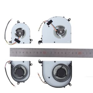 VENTOINHAS CPU + GPU PARA PORTATIL MSI MODERN PS63 8RC 8M MS-16S1 16S3 16S2