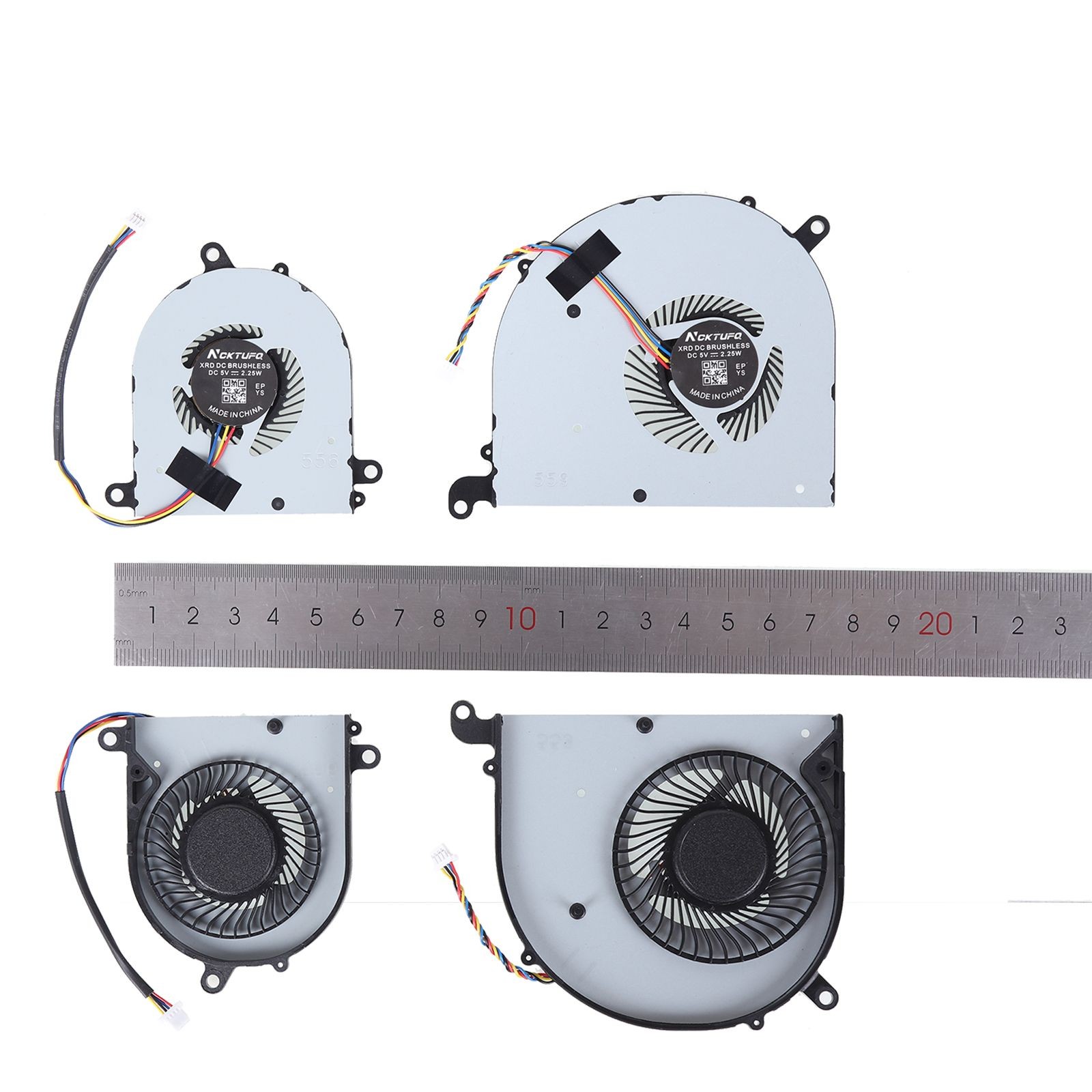 VENTOINHAS CPU + GPU PARA PORTATIL MSI MODERN PS63 8RC 8M MS-16S1 16S3 16S2