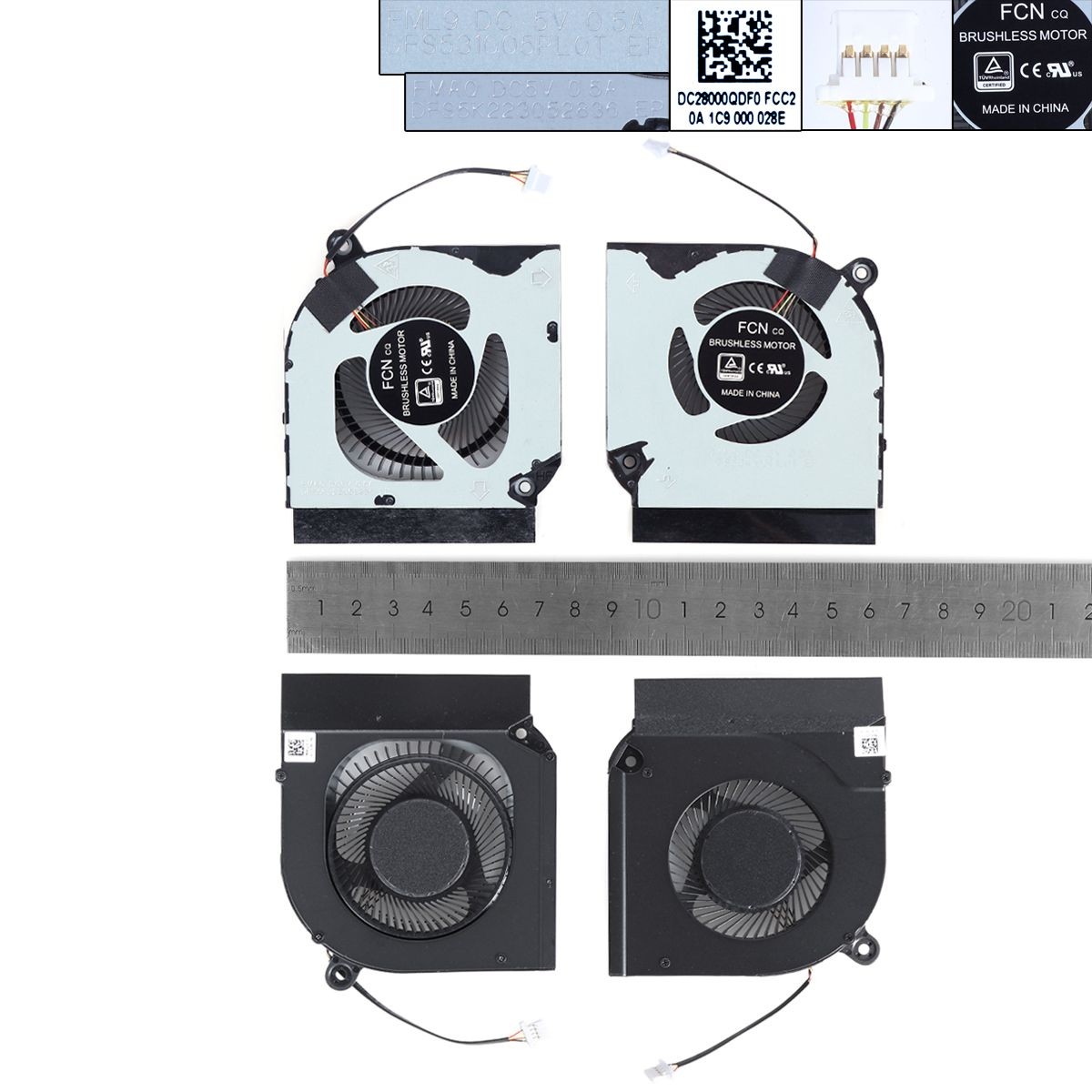 VENTOINHA CPU + GPU PARA PORTÁTIL ACER PREDATOR HELIOS PH317-53 PH315-52 NITRO AN515-55 AN517-52 N20C1