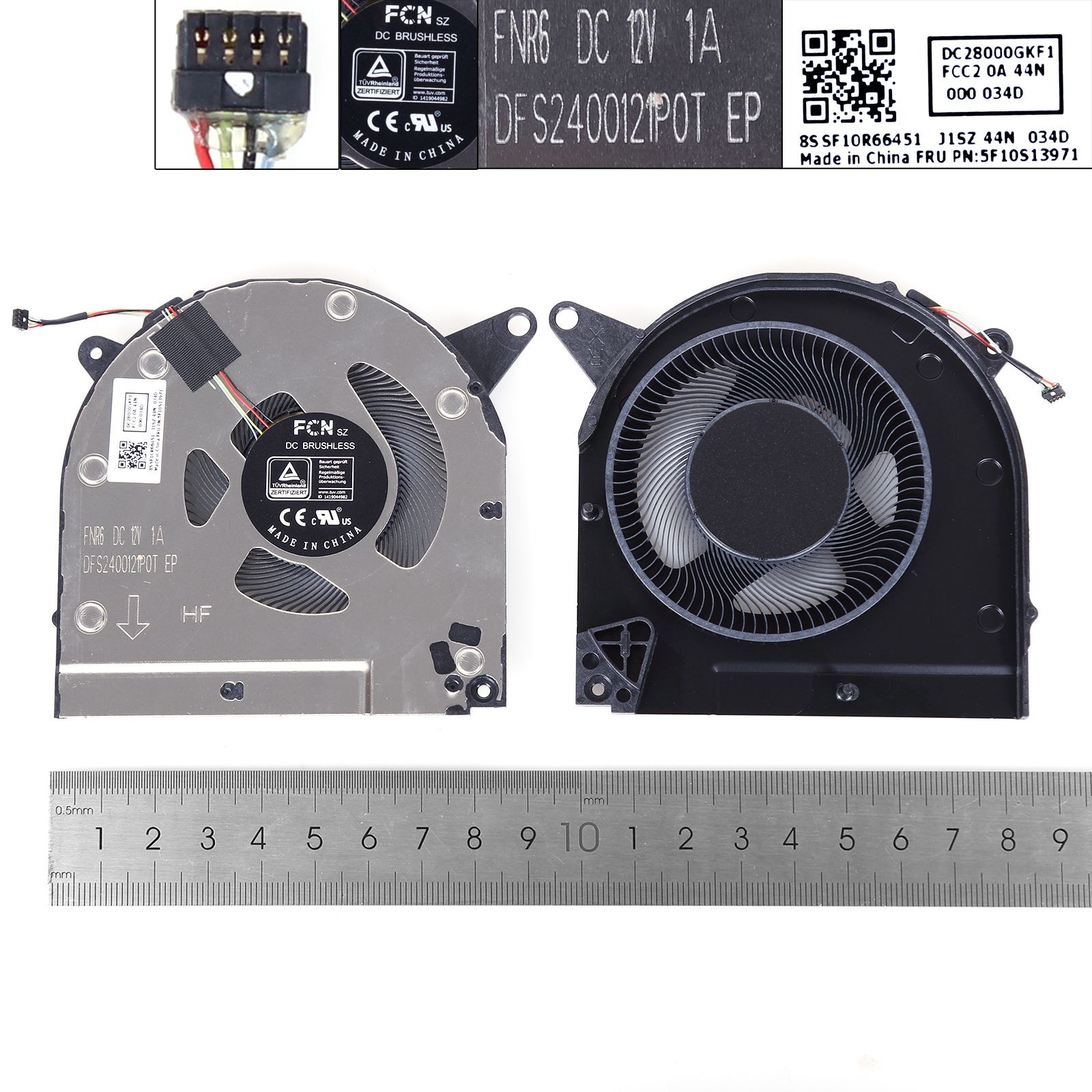 VENTOINHA GPU PARA PORTATIL LENOVO R9000X S7-15ACH6 S7-15IMH05 2021 12V