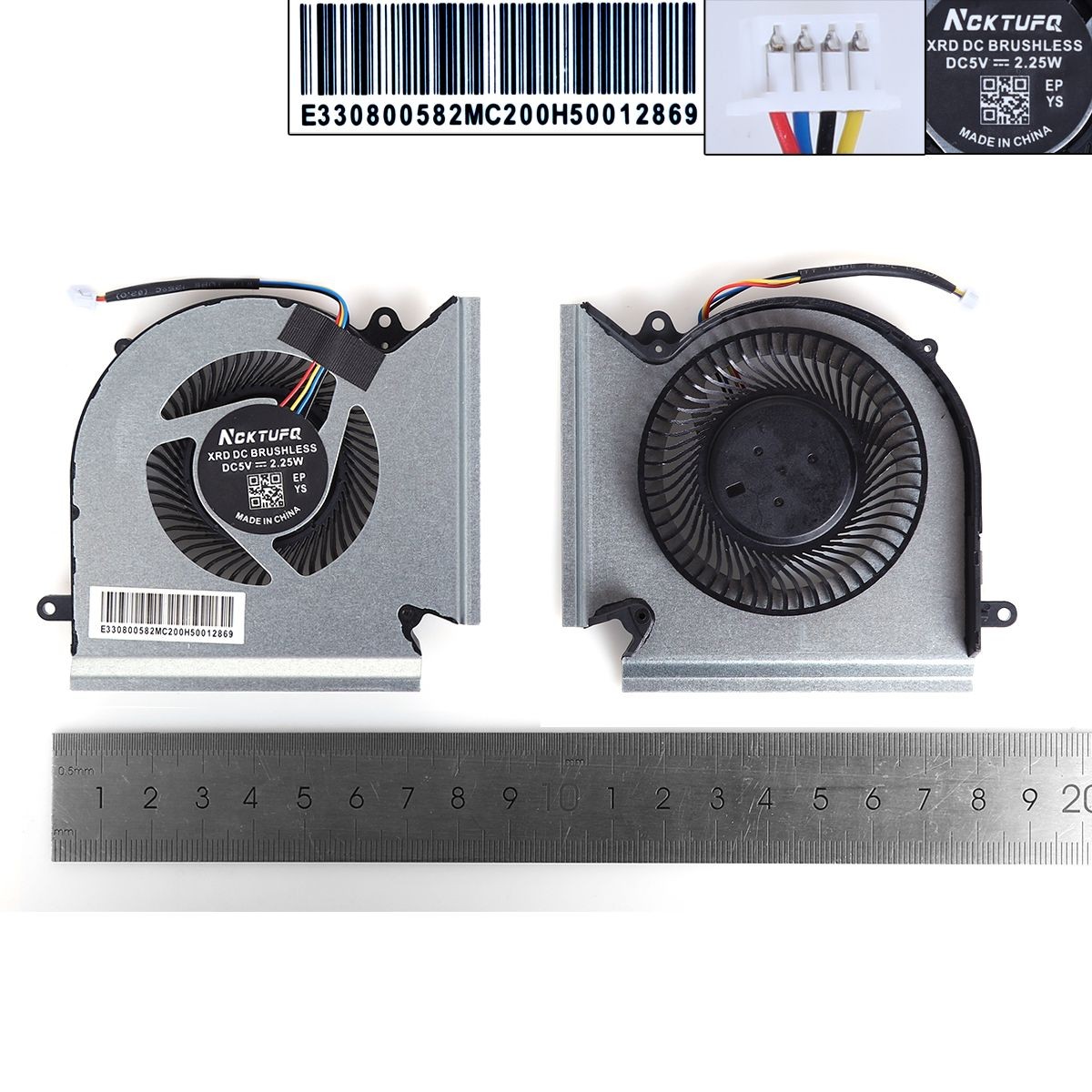 VENTOINHA PARA PORTÁTIL MSI GE66 GP66 GL66 MS-1541 1542 N453 N454