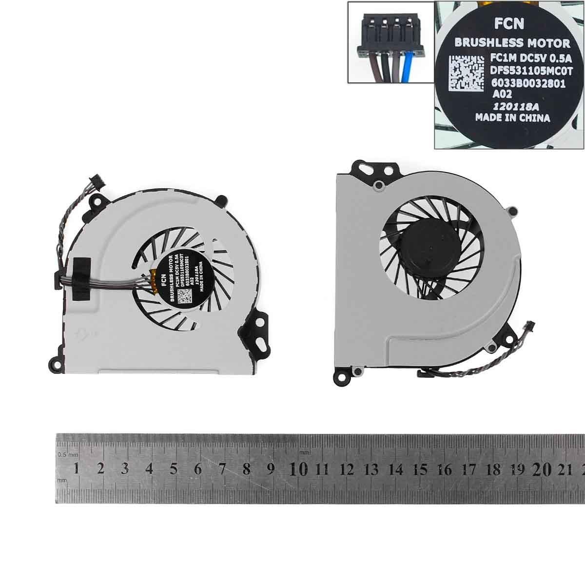 VENTOINHA PARA PORTATIL HP ENVY 15 ENVY 17 DFS531105MC0T