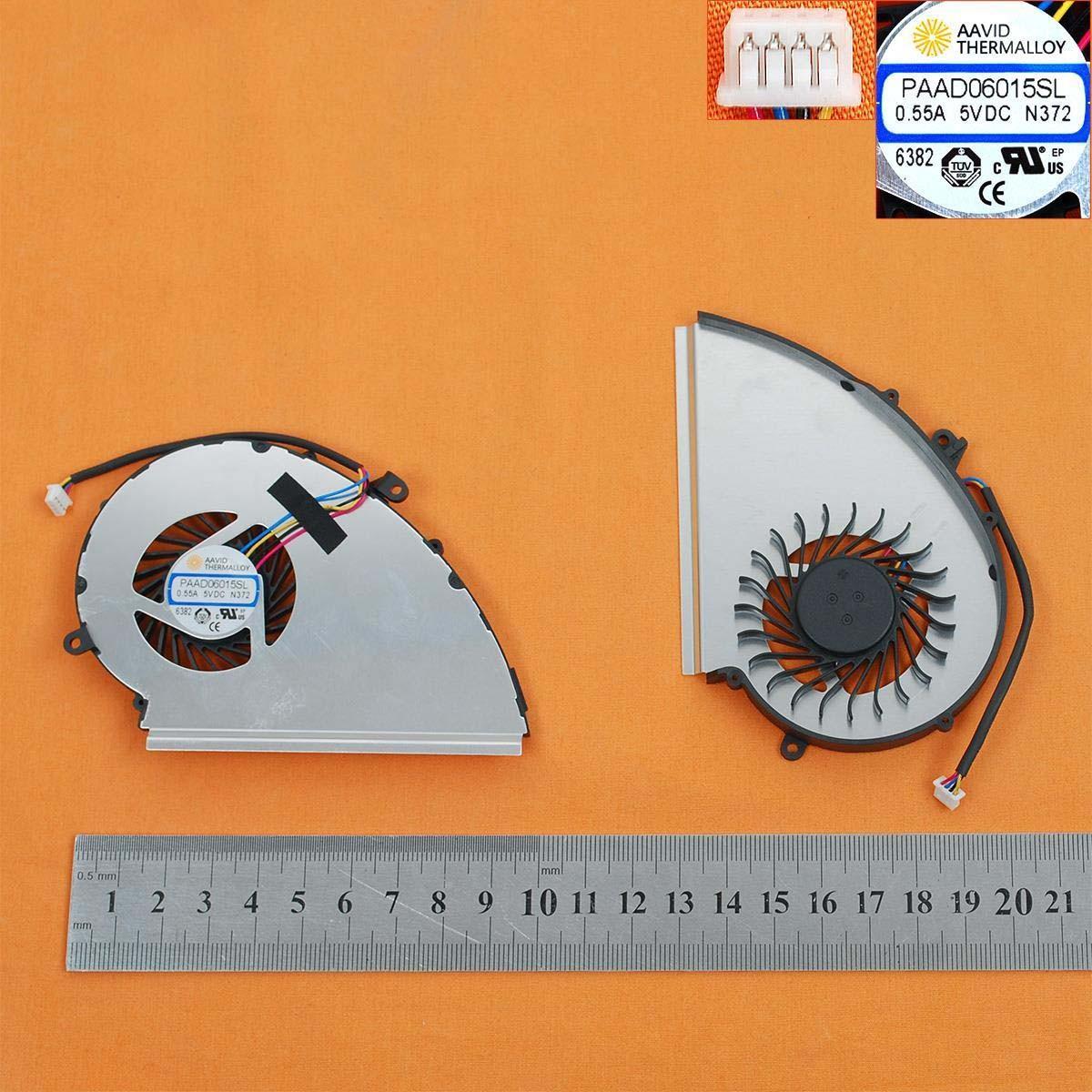 VENTOINHA GPU PARA PORTATIL MSI GE72VR GP72VR GP72MVR PAAD06015SL