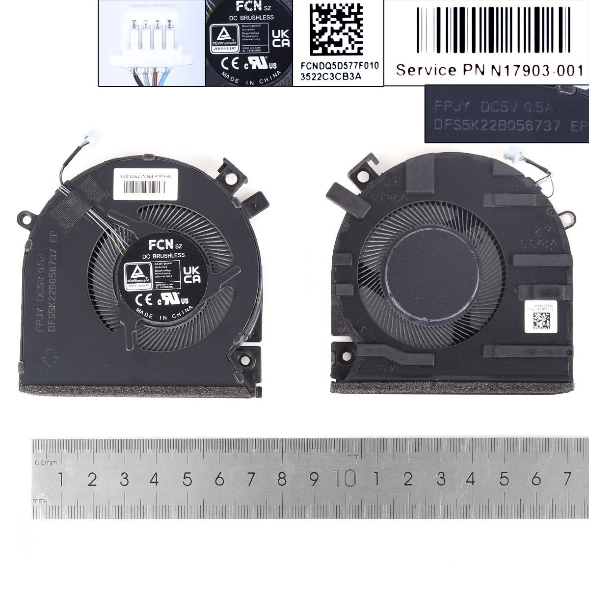 VENTOINHA PARA PORTÁTIL HP 15-FA FA0000 FA0031TX TPN-Q278 TPN-Q279 FA0162TX