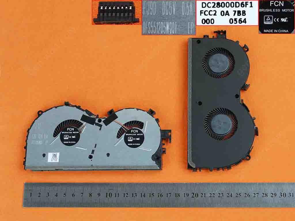 VENTOINHA PARA PORTATIL LENOVO LEGION Y520 R520 R720 R720-15IKBN 80WW MG75100V1-C020-S9A DC28000D6F1 DFS551205W00T