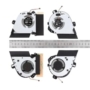 VENTOINHAS DE CPU + GPU PARA LAPTOP ASUS STRIX GU502DU GU502GV GX505DW GA505 GA502D 5V