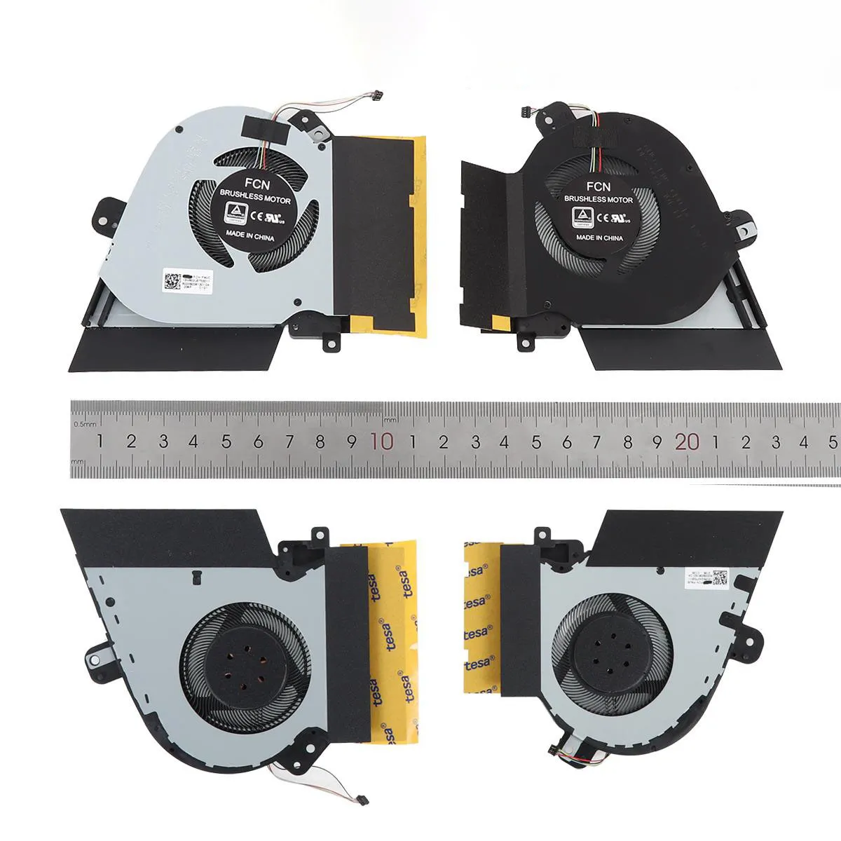 VENTOINHAS DE CPU + GPU PARA LAPTOP ASUS STRIX GU502DU GU502GV GX505DW GA505 GA502D 12V